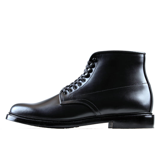 Plain Toe Boot - luosjiet®boots -  Black OTA Cowhide