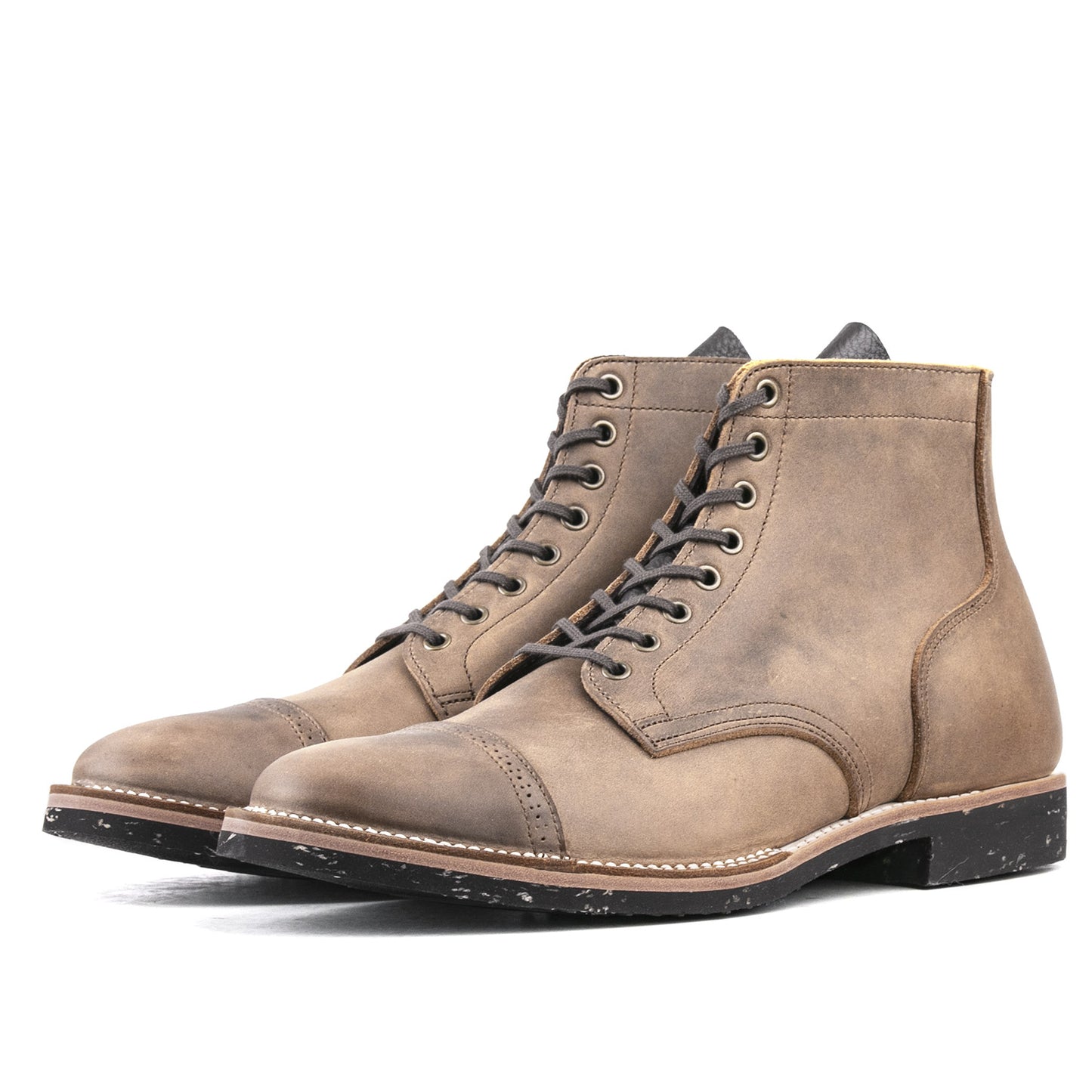 CapToe Service Boot(Brock) - luosjiet®boots - Tan Oiled Nubuck (German)
