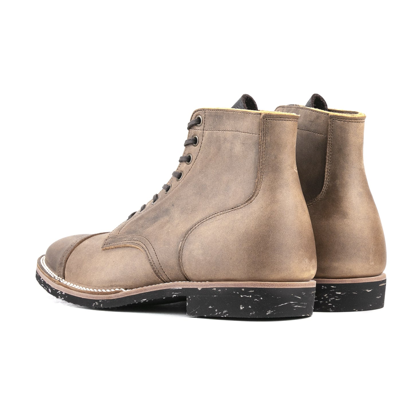 CapToe Service Boot(Brock) - luosjiet®boots - Tan Oiled Nubuck (German)