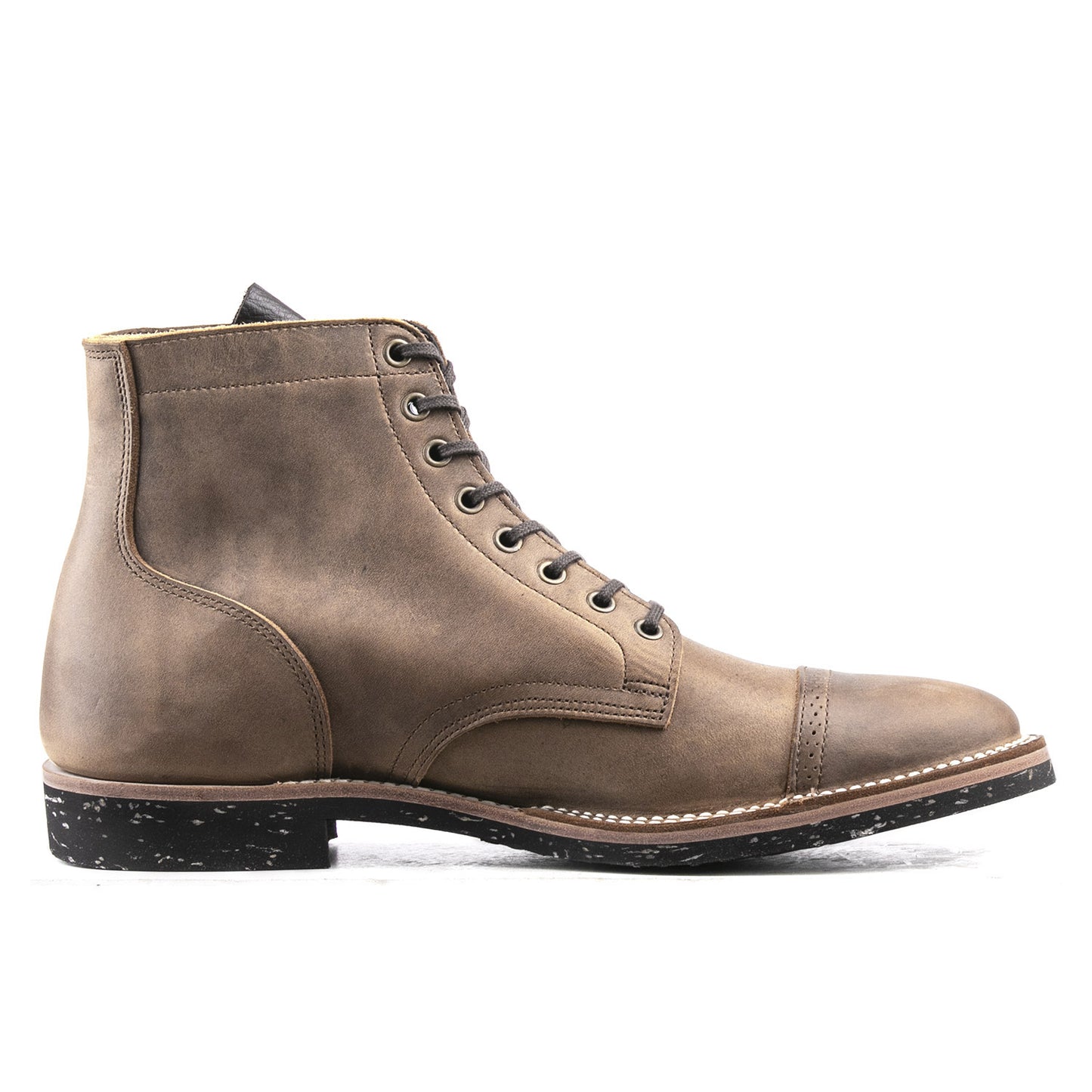 CapToe Service Boot(Brock) - luosjiet®boots - Tan Oiled Nubuck (German)