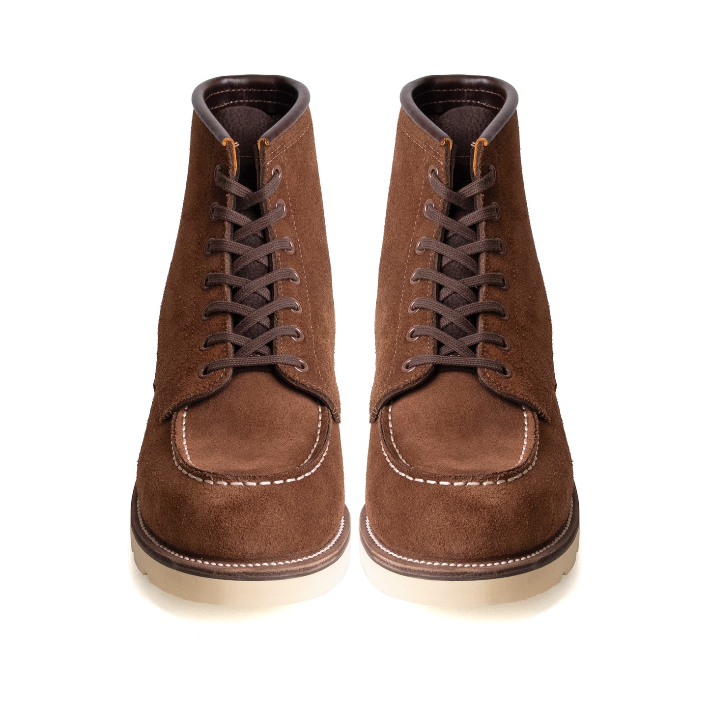 City MocToe Boot -luosjiet®boots - Brown Oiled Nubuck Reverse(German)