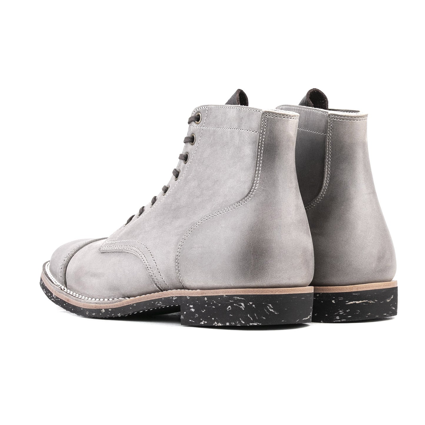 CapToe Service Boot(Brock) - luosjiet®boots - Grey Oiled Nubuck (German)