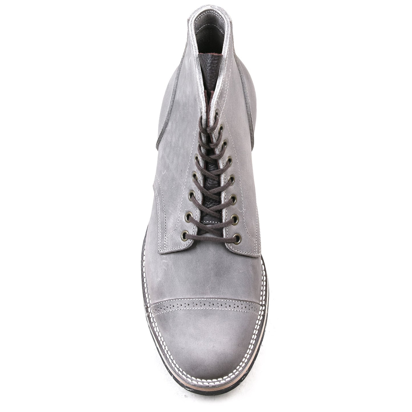 CapToe Service Boot(Brock) - luosjiet®boots - Grey Oiled Nubuck (German)