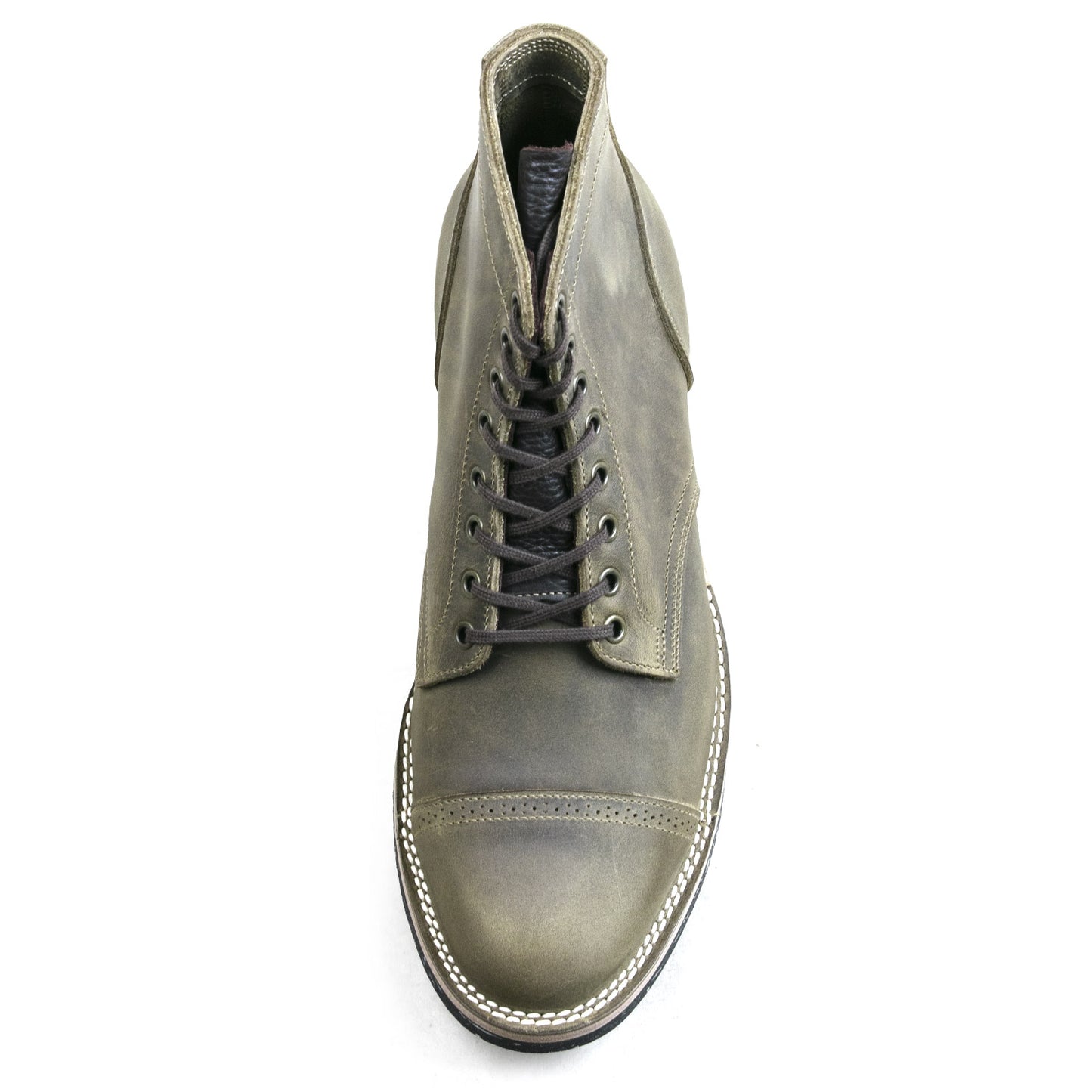CapToe Service Boot(Brock) - luosjiet®boots - Olive Oiled Nubuck (German)
