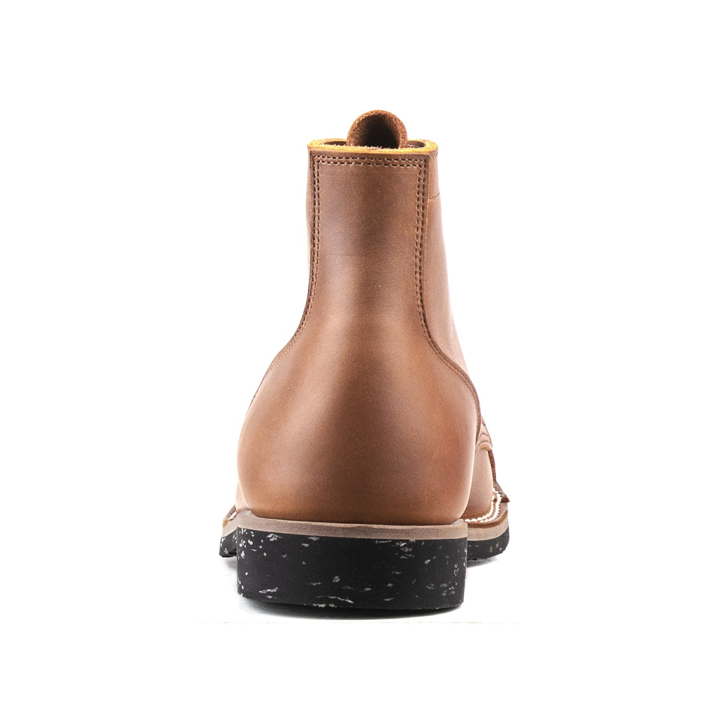 CapToe Service Boot(Brock) - luosjiet®boots - AmberBrown Full Grain Cowhide