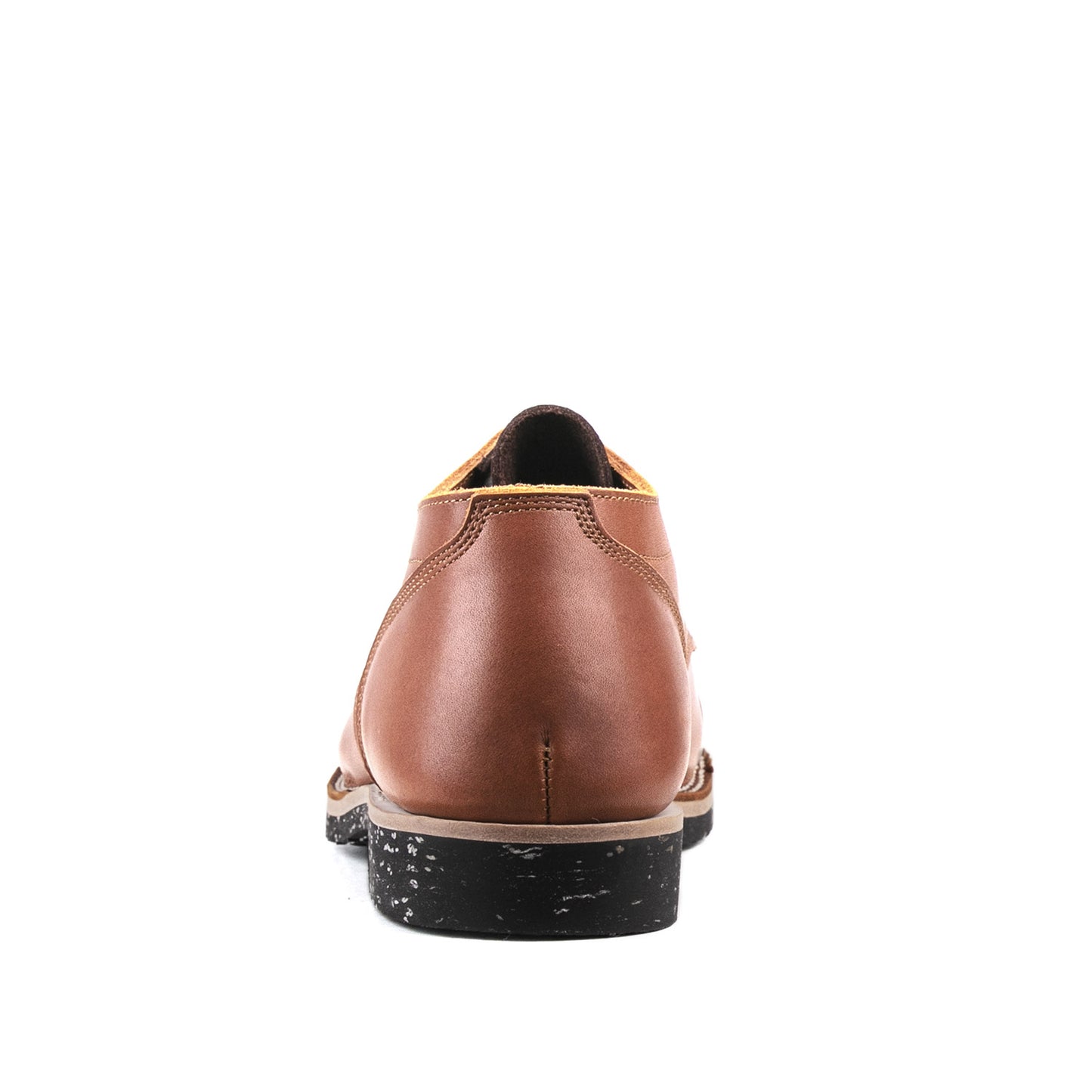 CapToe Service Shoe - luosjiet®shoes - AmberBrown Full Grain Cowhide