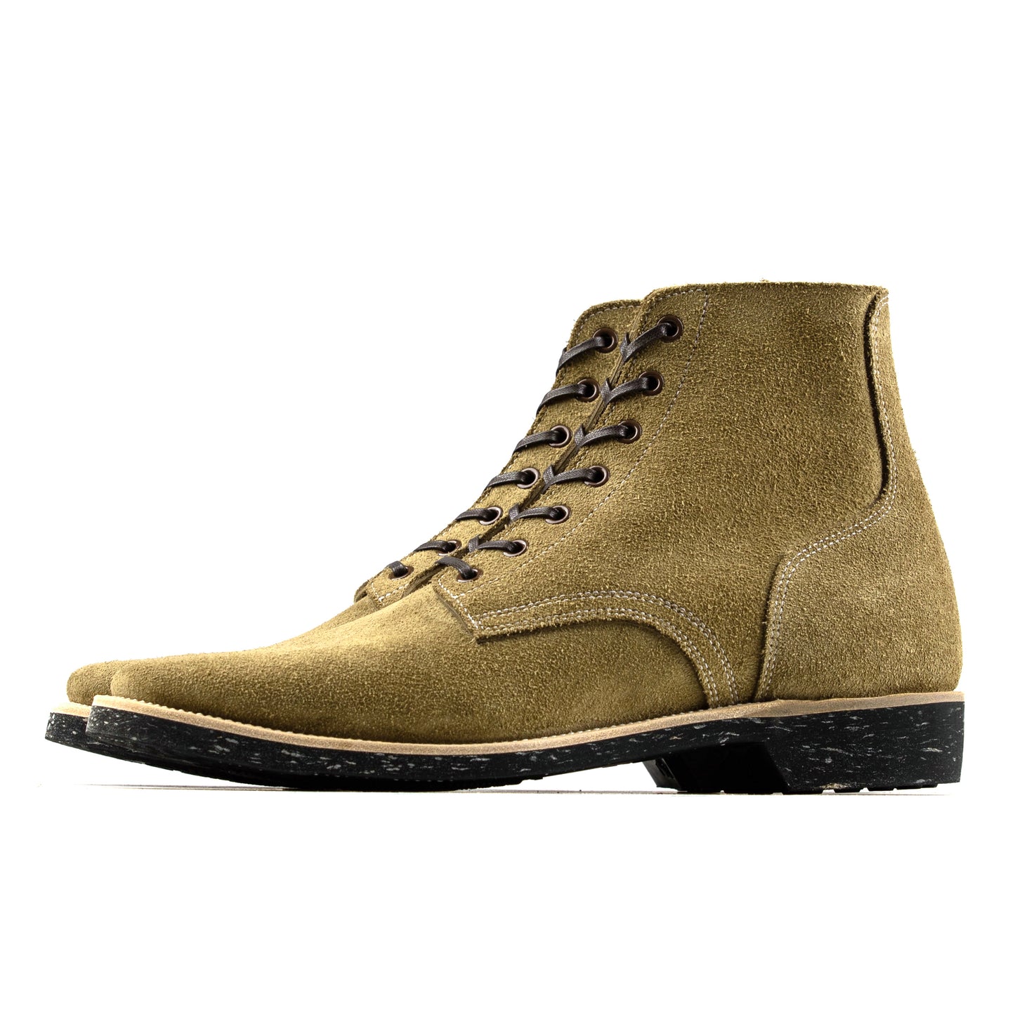 M1944 Boondoker Boot - luosjiet®boots -  Olive Oiled Nubuck Reverse(German)