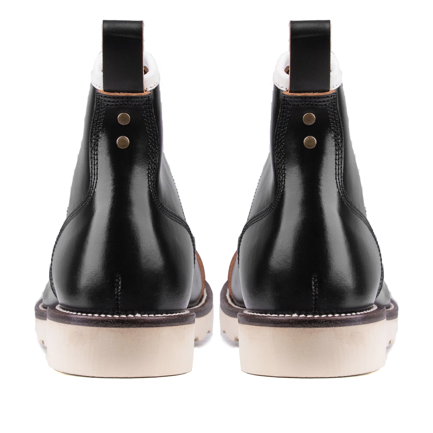 Munson City Paratroop Boot - luosjiet®boots - Black TeaCore Smooth Cowhide