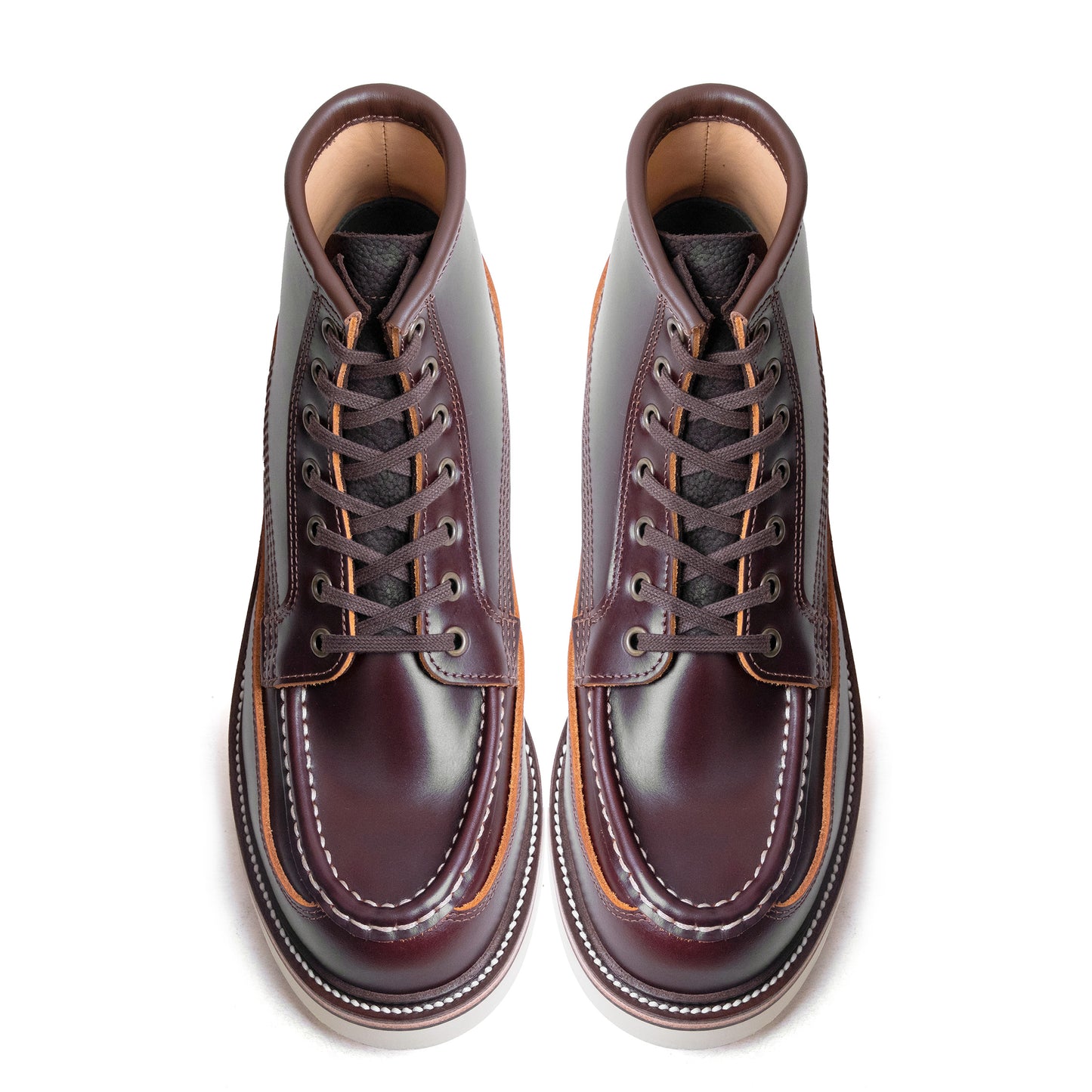 Rural MocToe Boot -luosjiet®boots - Dark Wine TeaCore OTA Cowhide