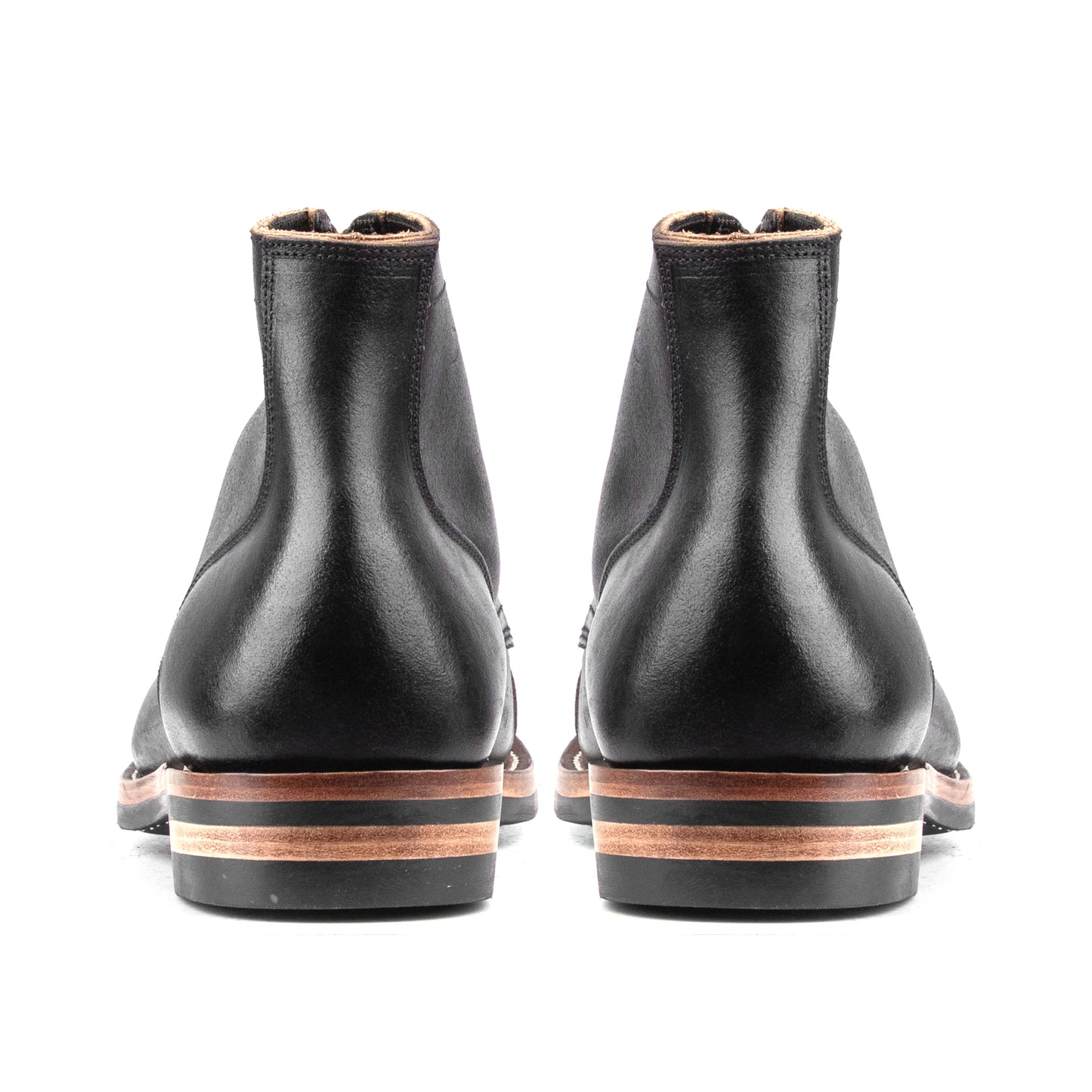 CapToe Service Boot -luosjiet®boots - Black Waxed Flesh