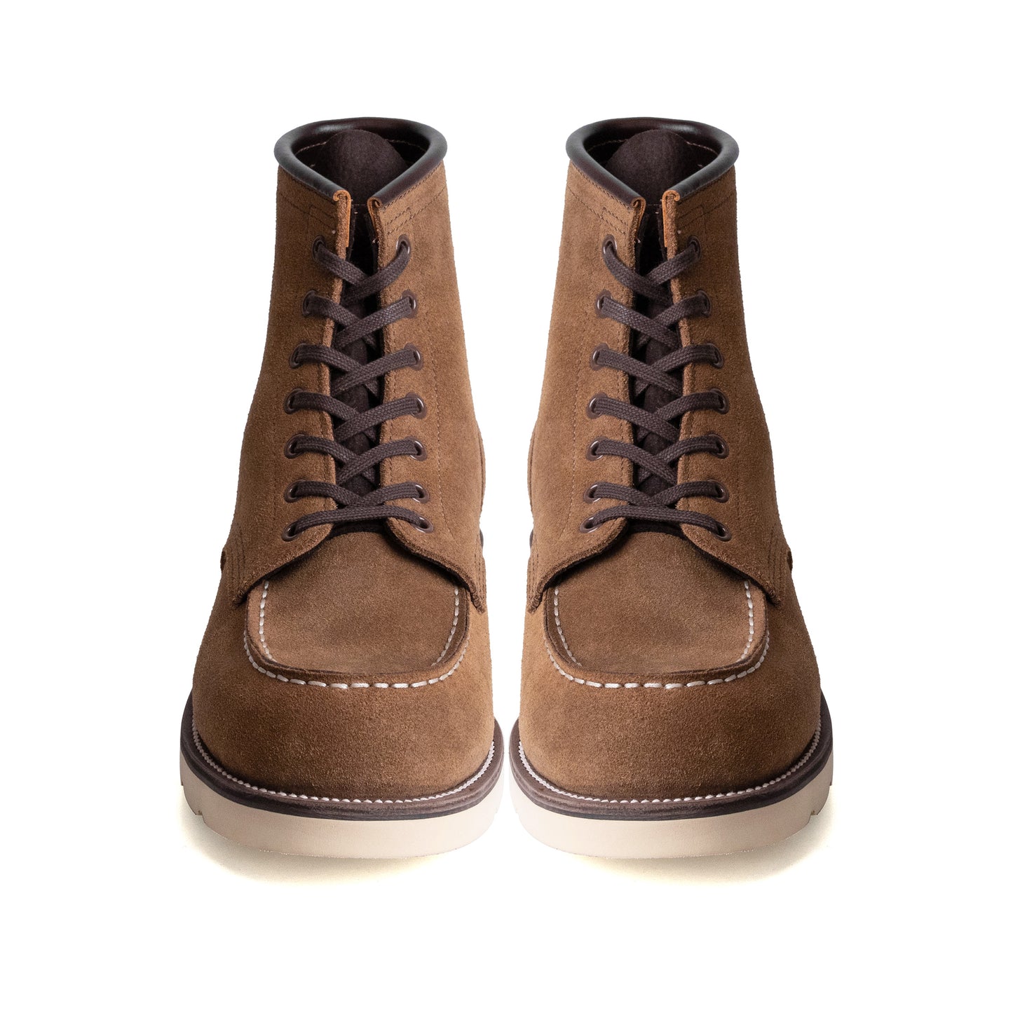 City MocToe Boot -luosjiet®boots - Tan Oiled Nubuck Reverse(German)