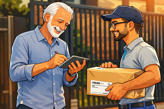 Express delivery face-to-face signing service