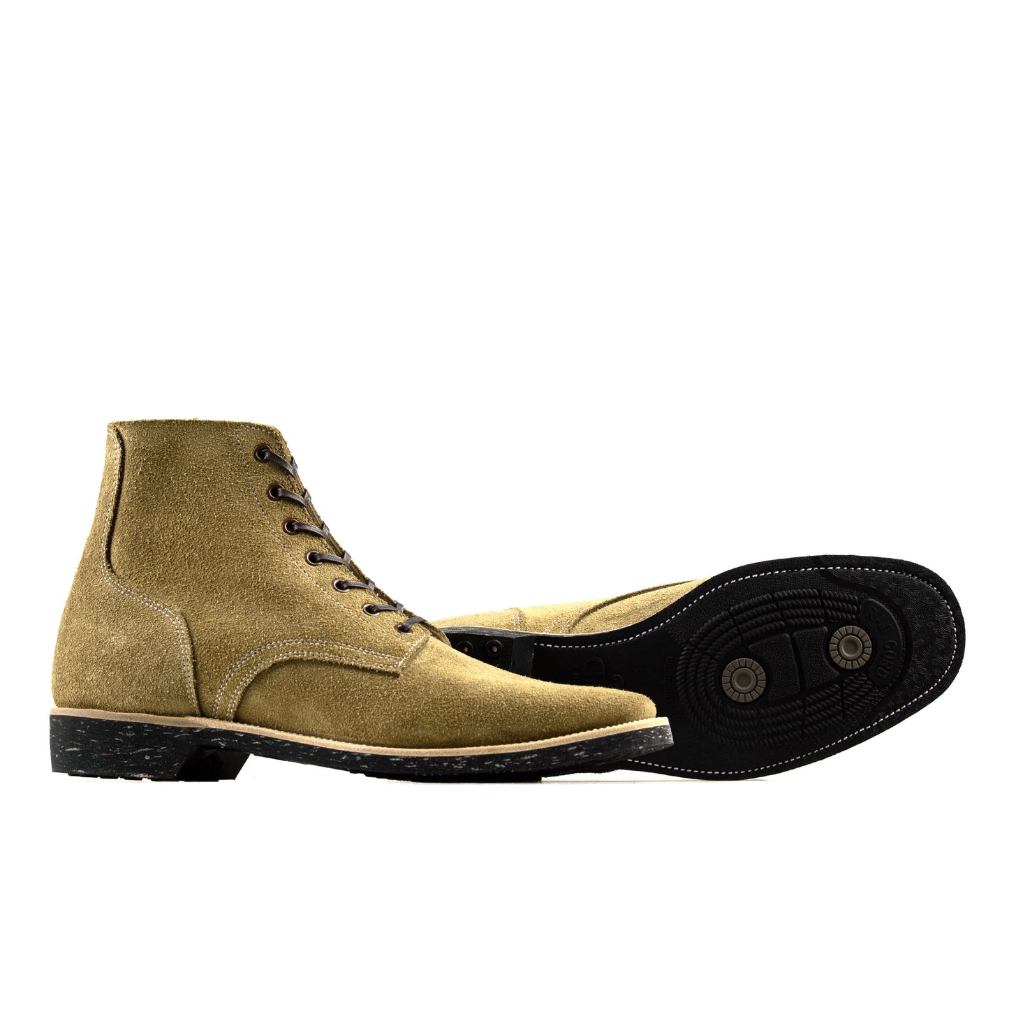 M1944 Boondoker Boot - luosjiet®boots -  Olive Oiled Nubuck Reverse(German)