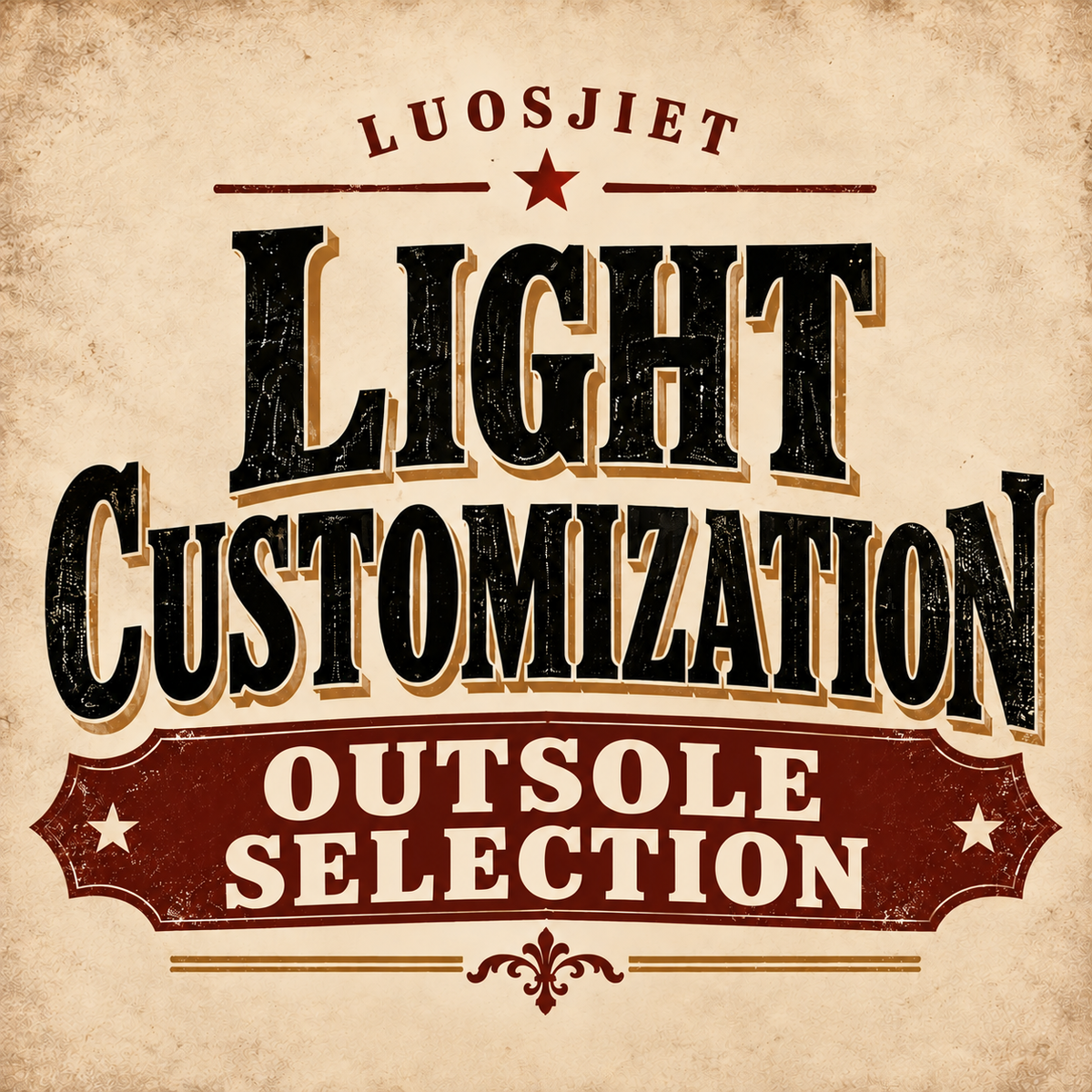 Light Customization – Outsole Selection