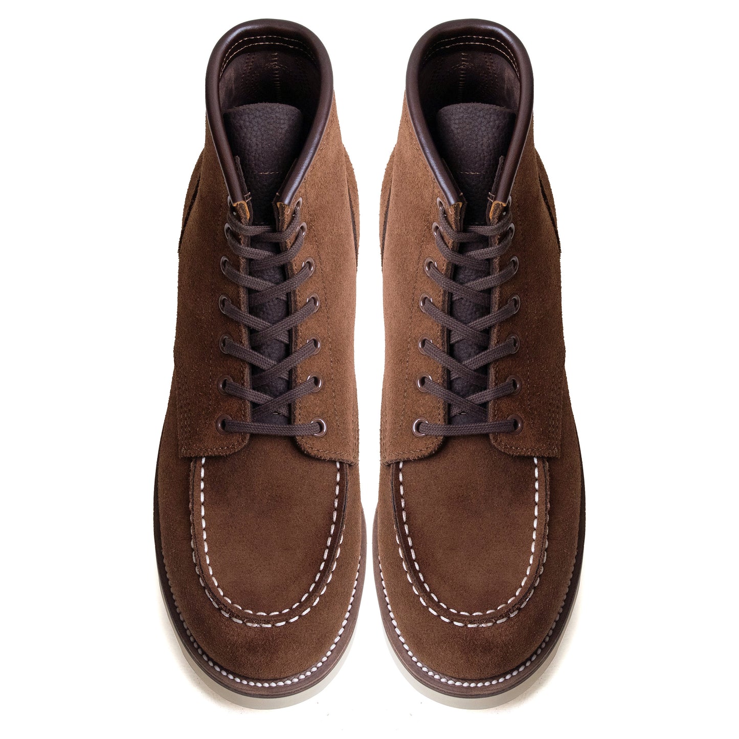 City MocToe Boot -luosjiet®boots - Brown Oiled Nubuck Reverse(German)