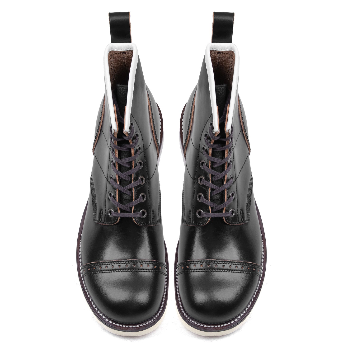 Munson City Paratroop Boot - luosjiet®boots - Black TeaCore Smooth Cowhide