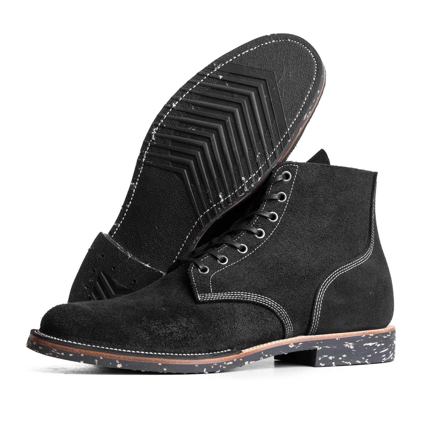 M1930 Boondoker Boot - luosjiet®boots -  Black Oiled Nubuck Reverse(German)