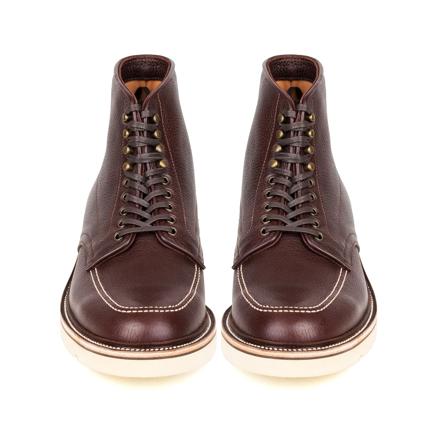 Indiana Jones MocToe Boot - luosjiet®boots - Brown Lychee pattern Cowhide