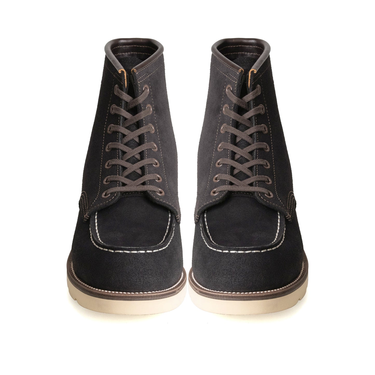City MocToe Boot -luosjiet®boots - Black Oiled Nubuck Reverse(German)