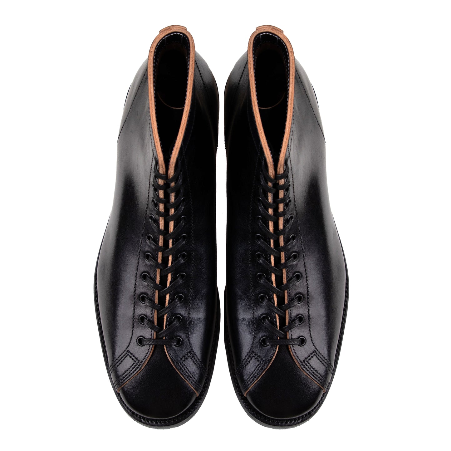 Boxing Boot - luosjiet®boots -  Black TeaCore (Hand Dyed) Oiled Nubuck1