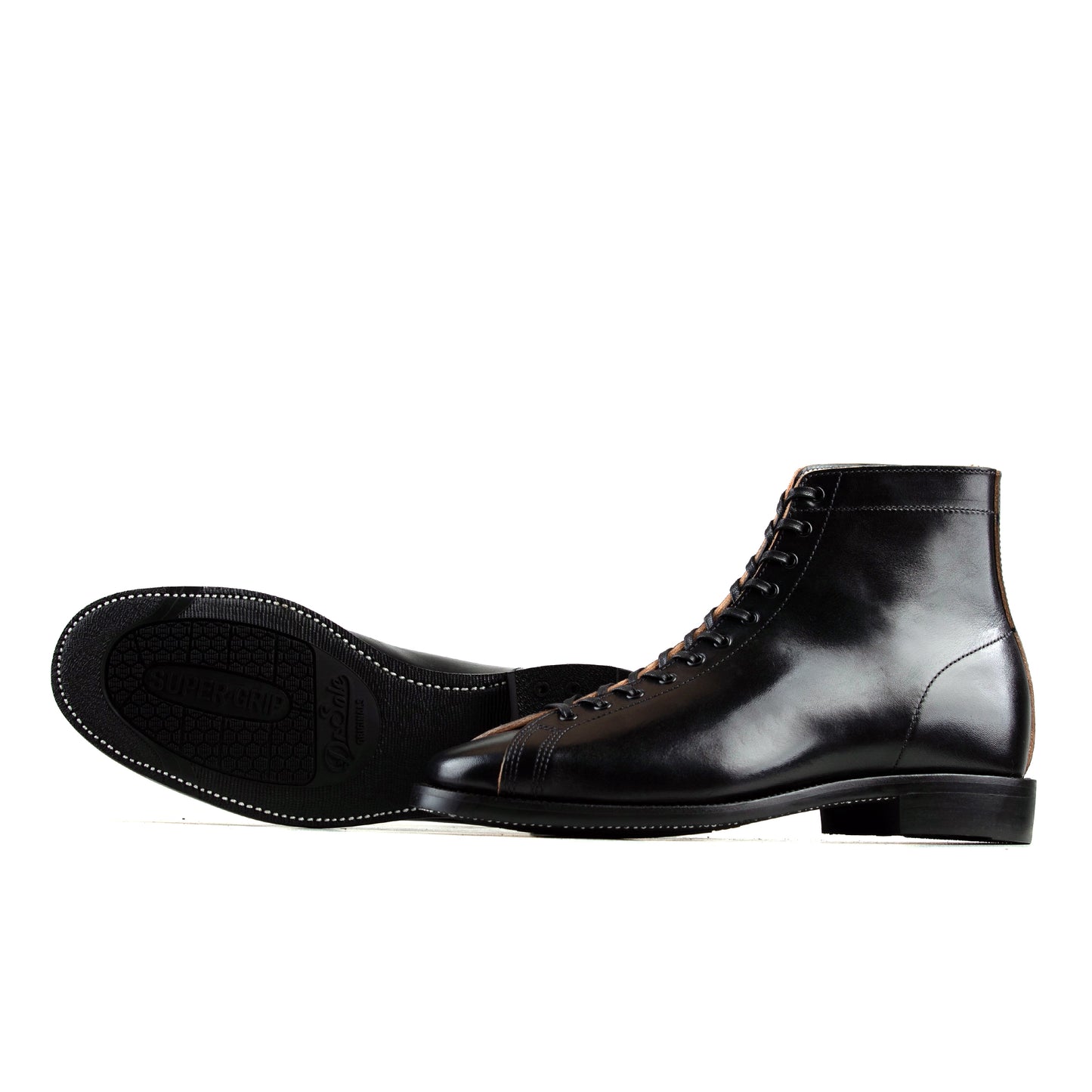 Boxing Boot - luosjiet®boots -  Black TeaCore (Hand Dyed) Oiled Nubuck1