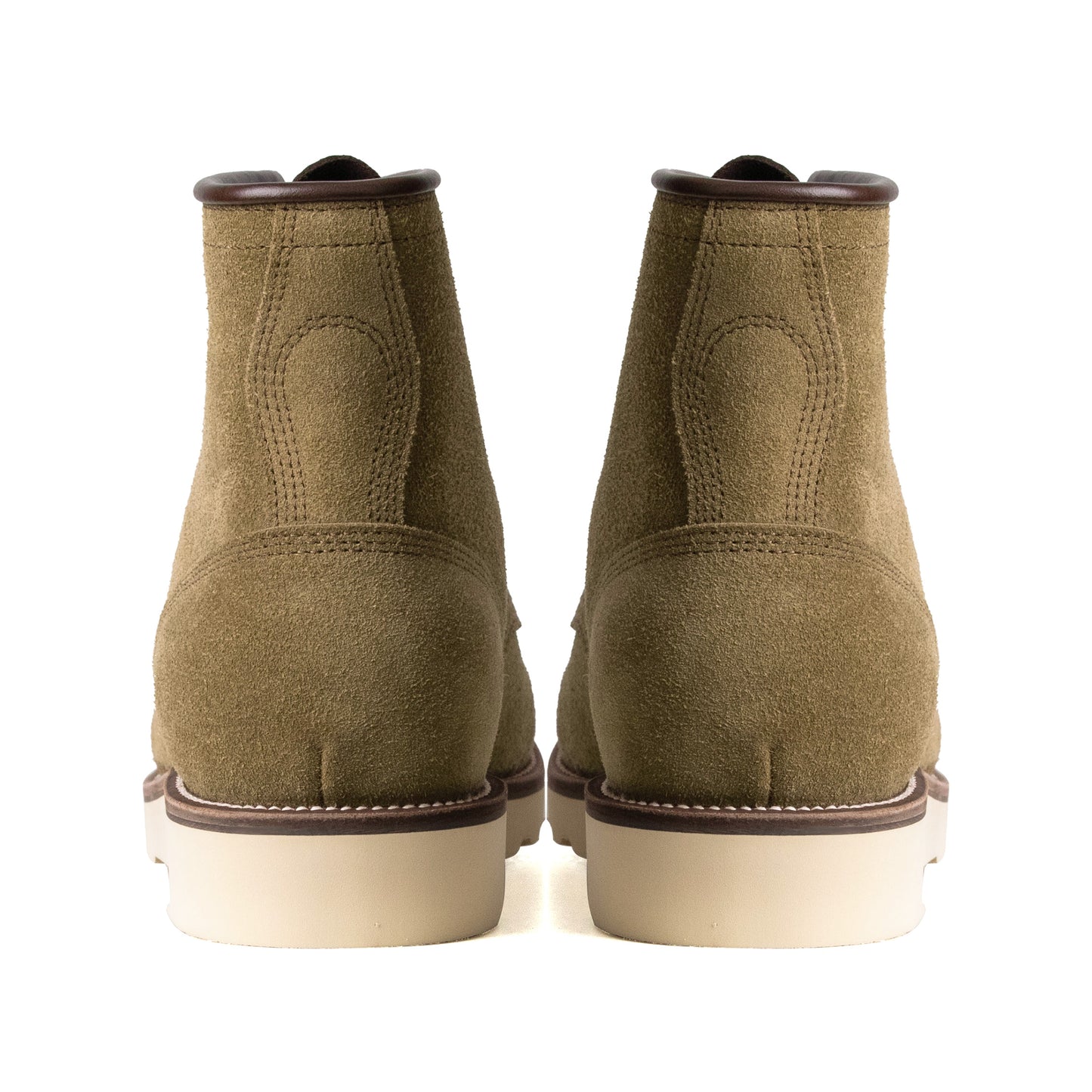 City MocToe Boot -luosjiet®boots - Olive Oiled Nubuck Reverse(German)