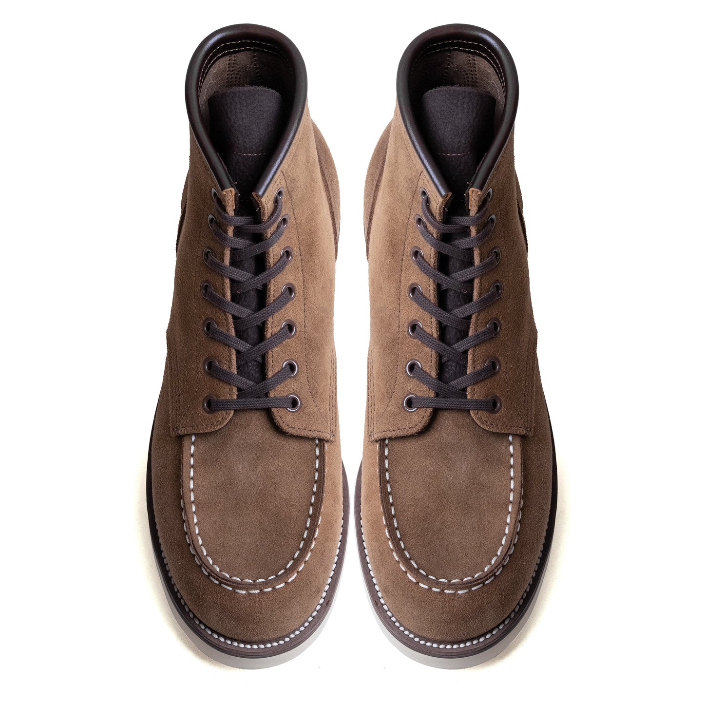 City MocToe Boot -luosjiet®boots - Tan Oiled Nubuck Reverse(German)