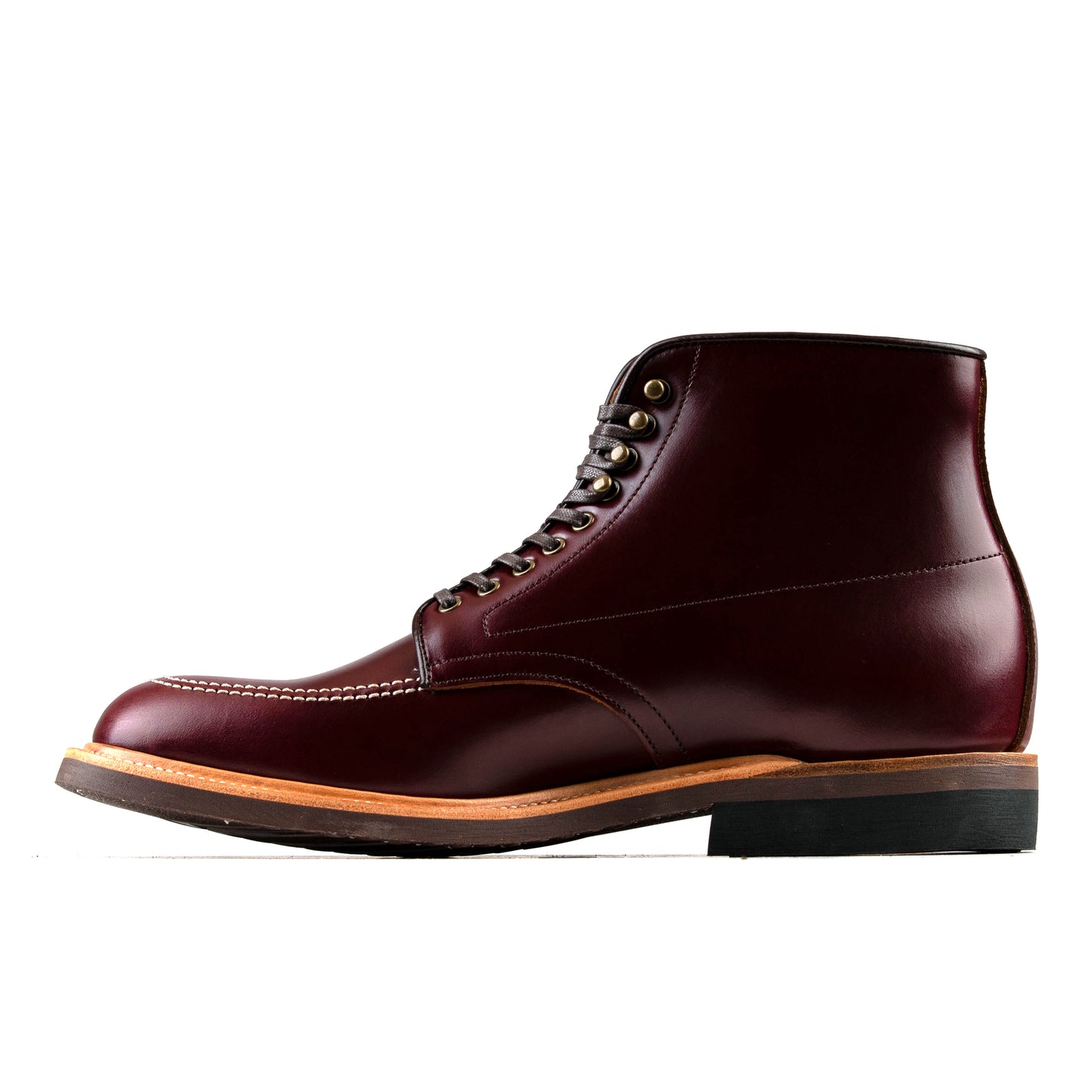 Indiana Jones MocToe Boot -luosjiet®boots -  Wine TeaCore OTA Cowhide