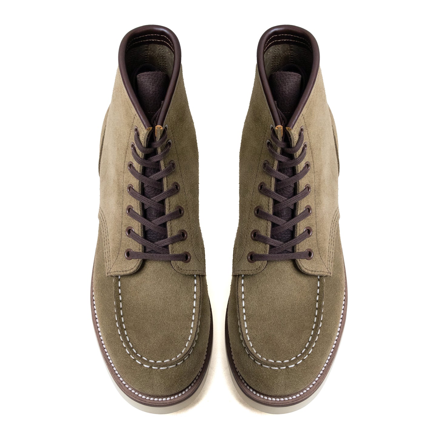 City MocToe Boot -luosjiet®boots - Olive Oiled Nubuck Reverse(German)