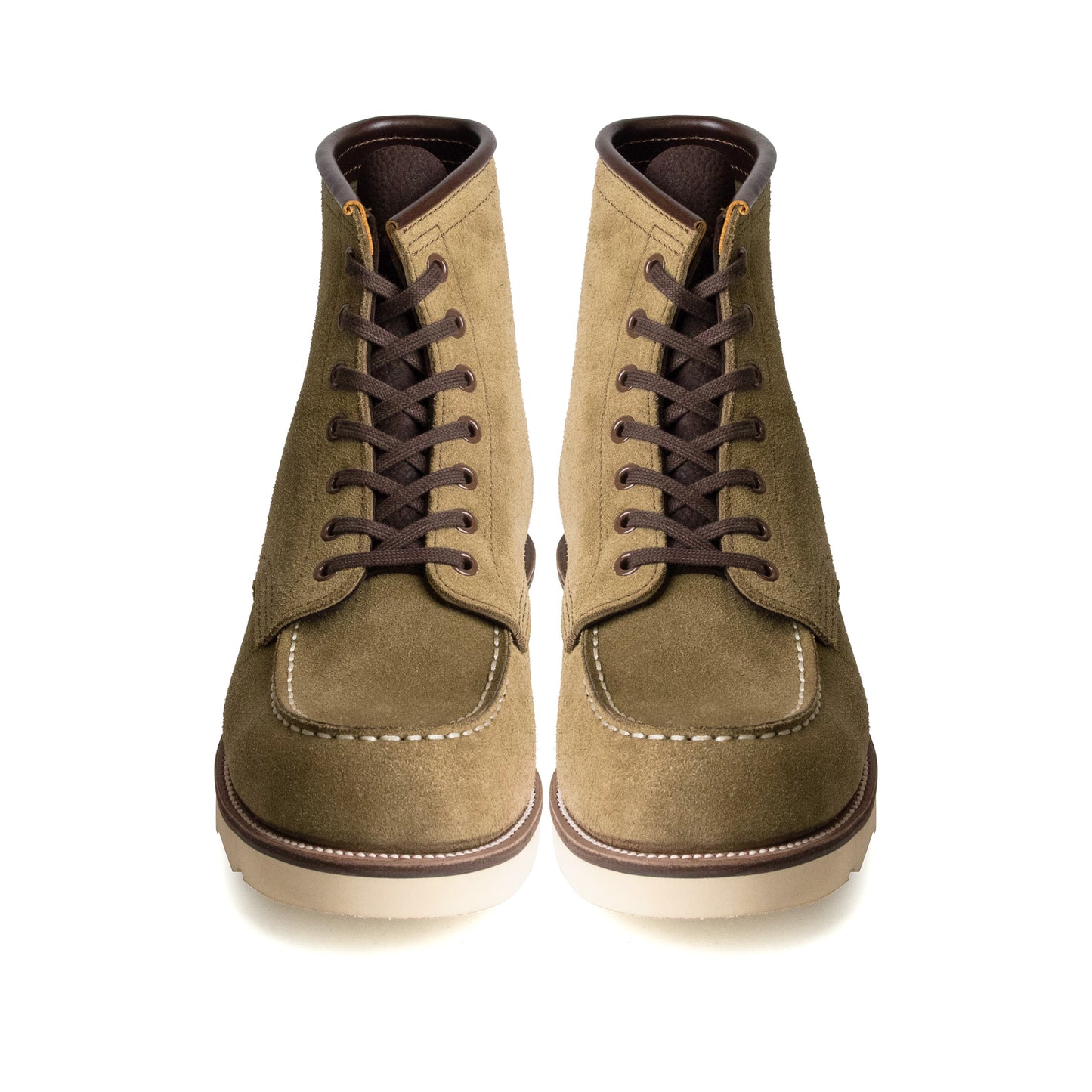 City MocToe Boot -luosjiet®boots - Olive Oiled Nubuck Reverse(German)