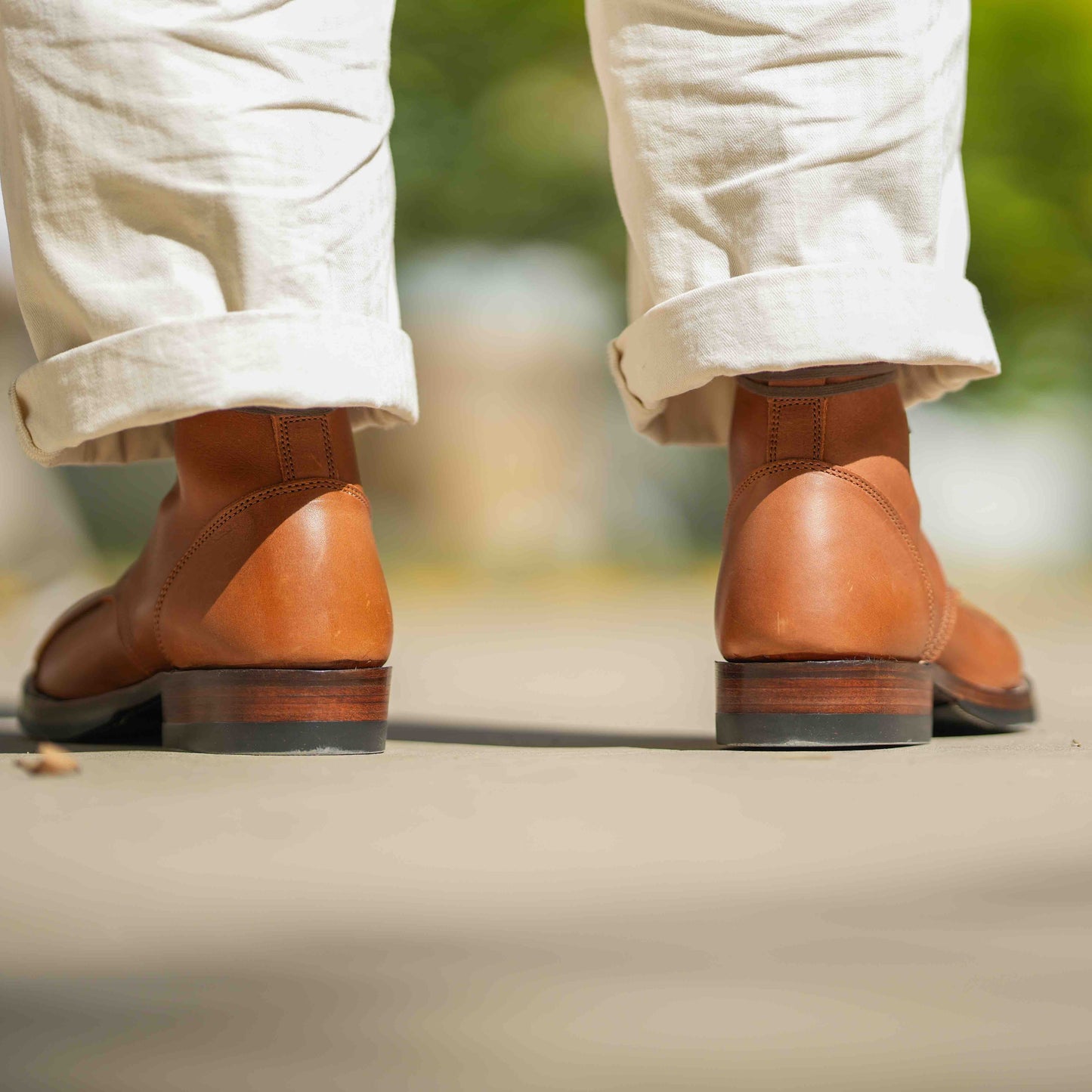 Munson Paratroop Boots P02 - luosjiet®boots MTO - Tan Latigo Grain Cowhide