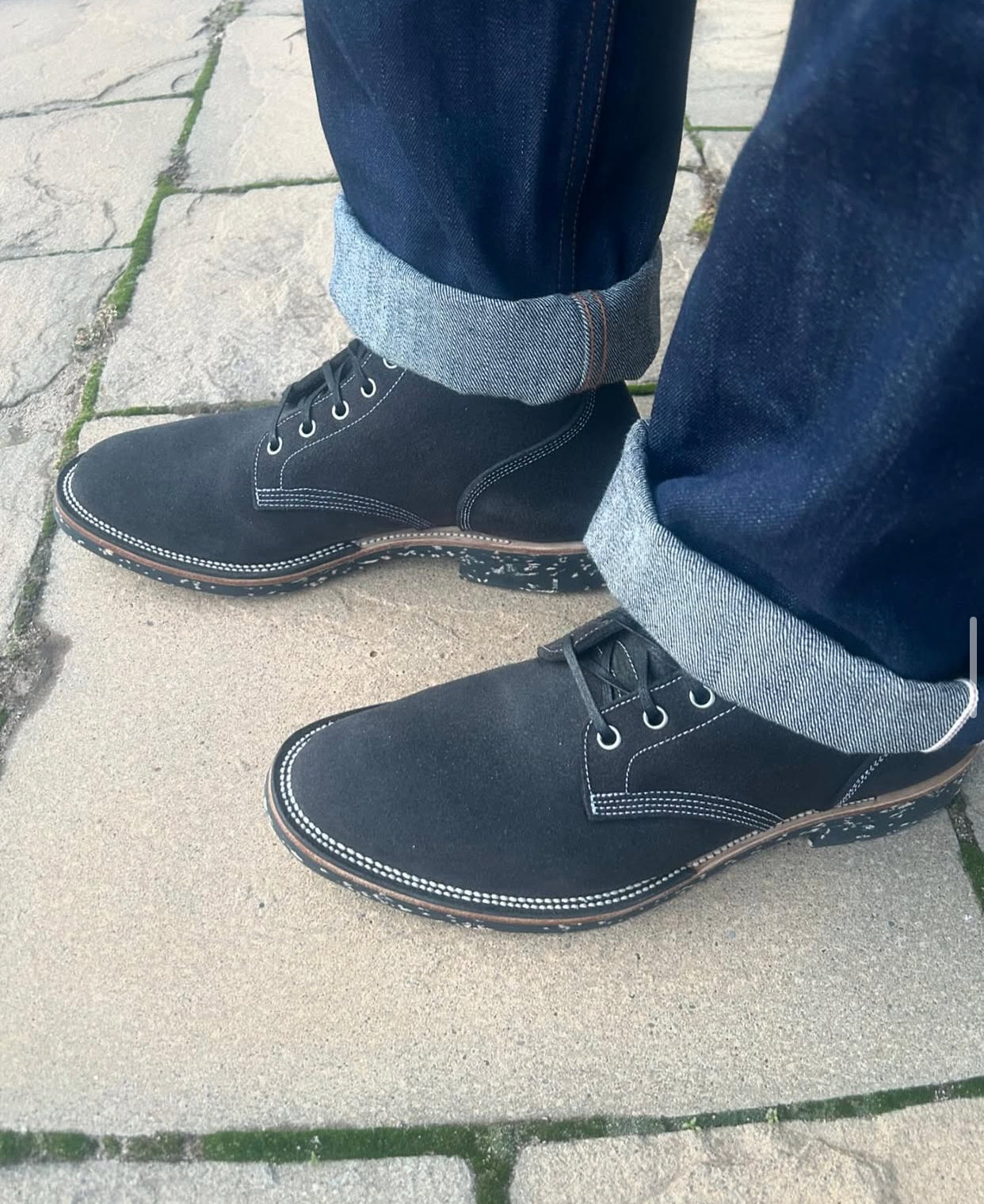 M1930 Boondoker Boot - luosjiet®boots MTO -  Black Oiled Nubuck Reverse(German)