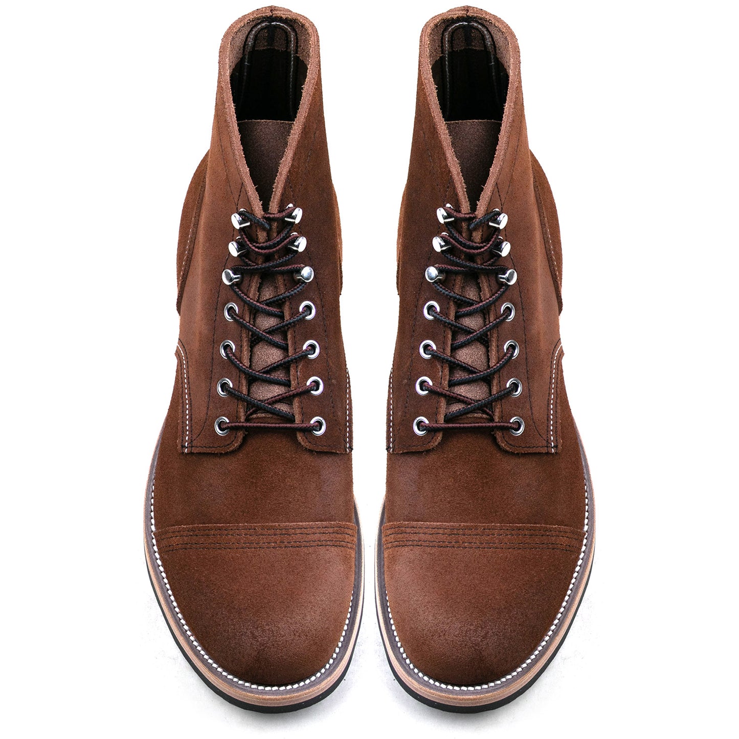 Classic Paratroop Boots Plus Version - luosjiet®boots -  Dark Brown Oiled Cowhide Reverse