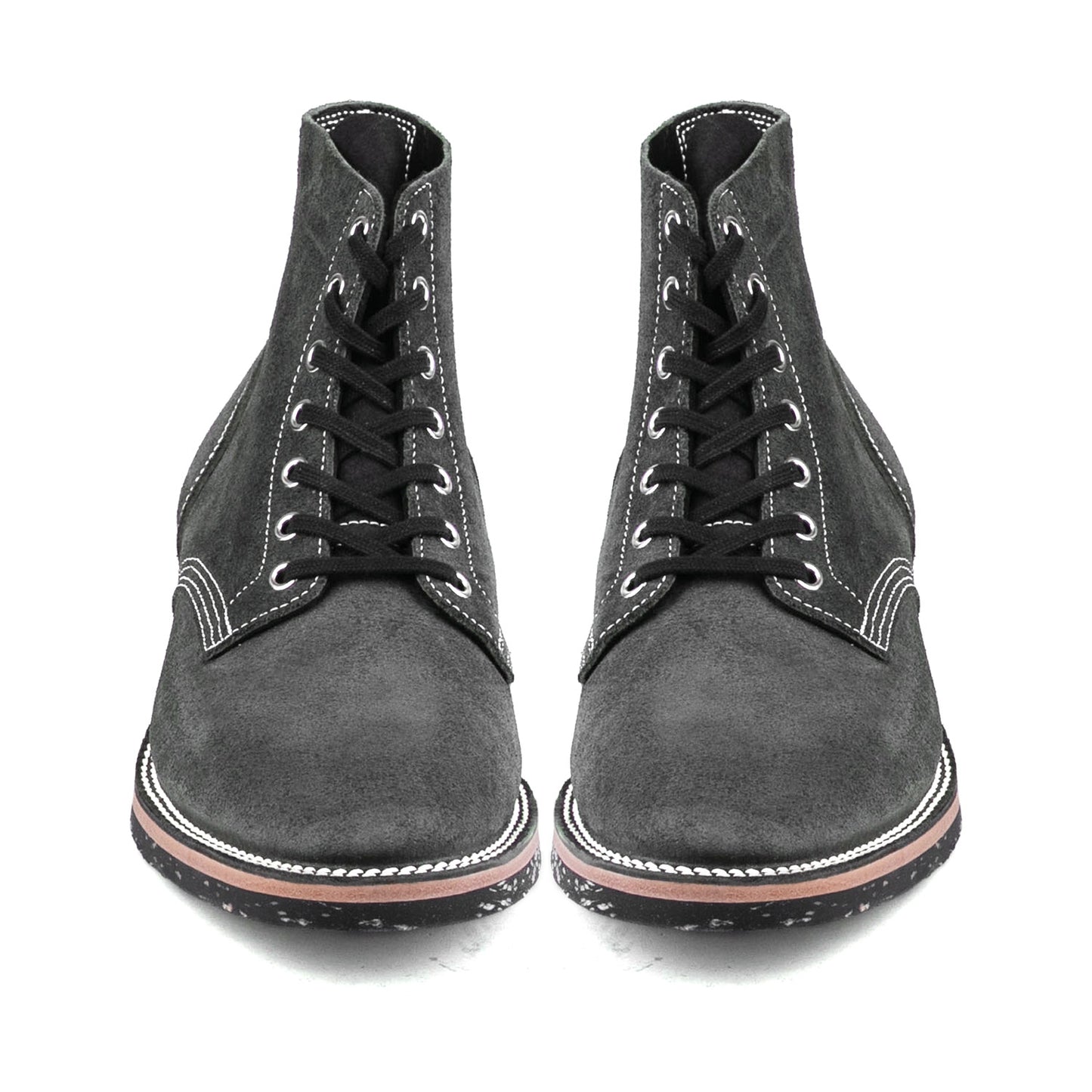 T.G.Escape Boondoker Boot - luosjiet®boots - Black Grain Cowhide Reverse(Short Hair)