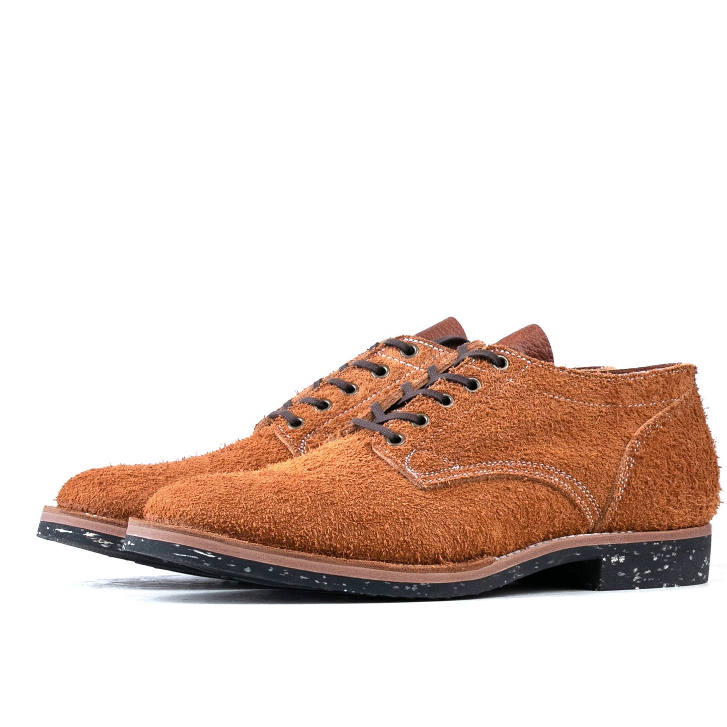 T.G.Escape Boondoker Shoes - luosjiet®boots - Yellow Brown Oiled  Cowhide Reverse(Long Hair)