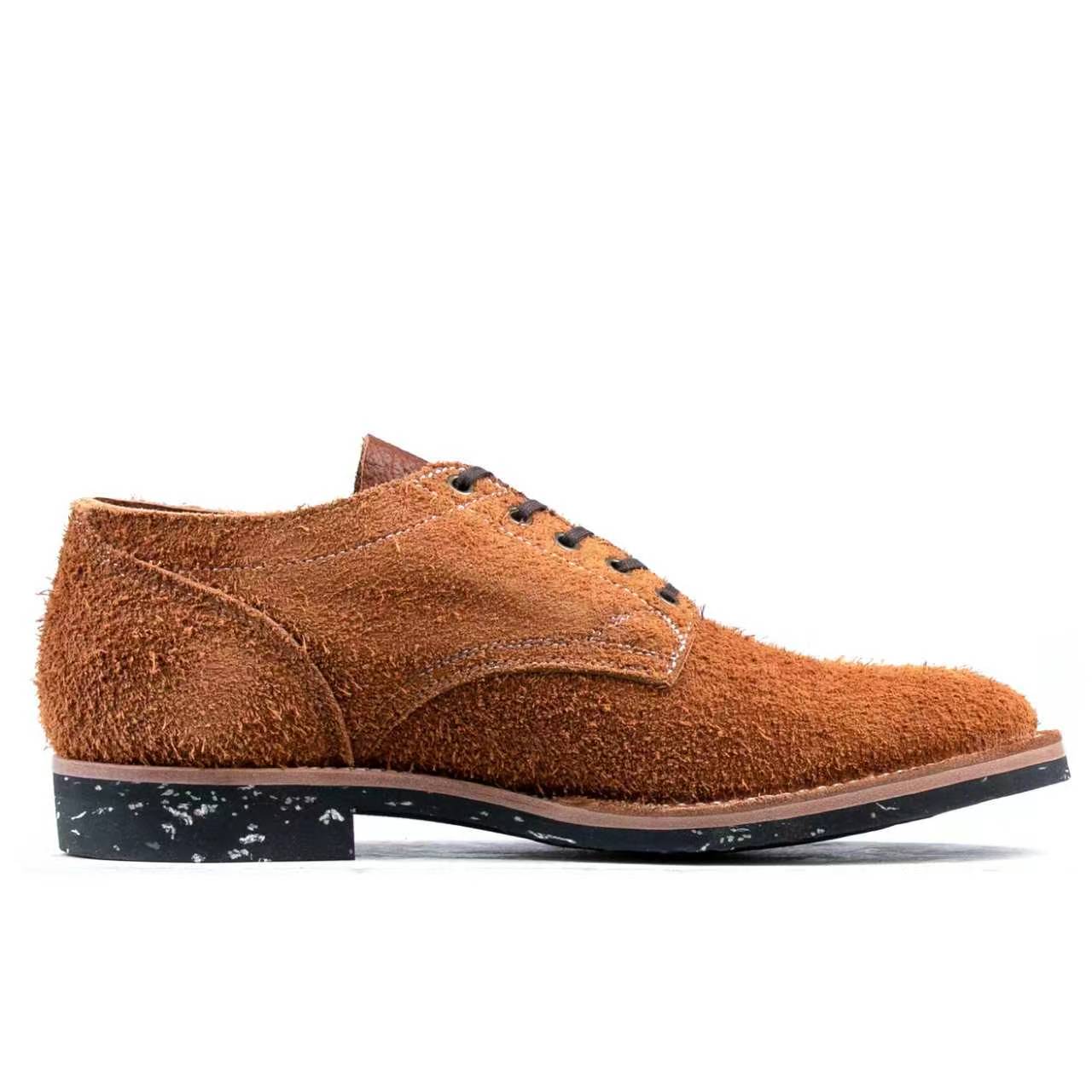 T.G.Escape Boondoker Shoes - luosjiet®boots - Yellow Brown Oiled  Cowhide Reverse(Long Hair)