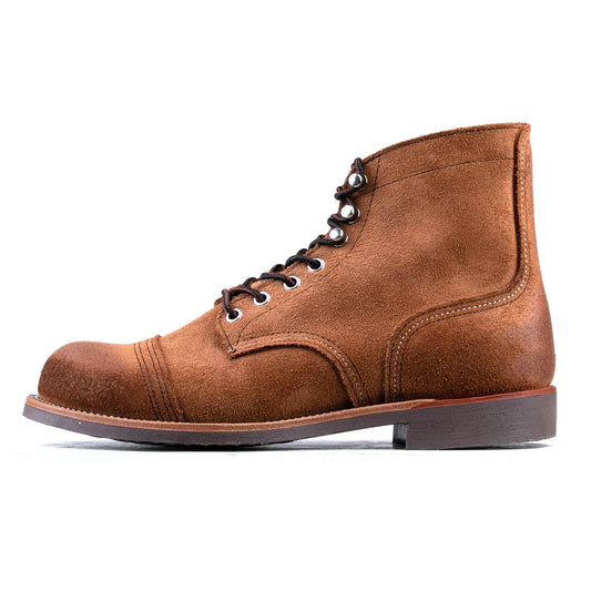 Classic Paratroop Boots Plus Version - luosjiet®boots -  Brown Grain Oiled Cowhide Reverse