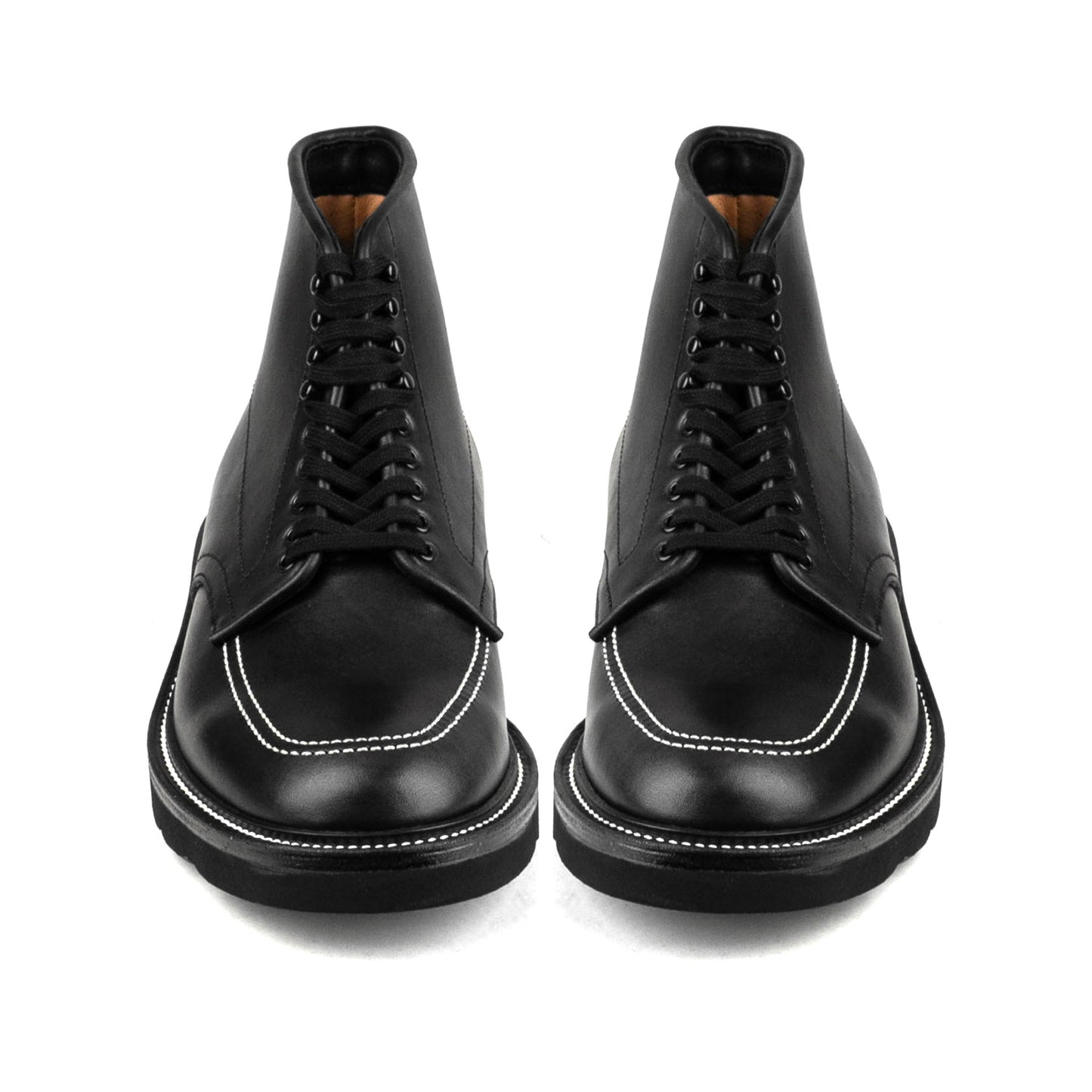 Indiana MocToe Boot - luosjiet®boots - Black Full Grain Cowhide