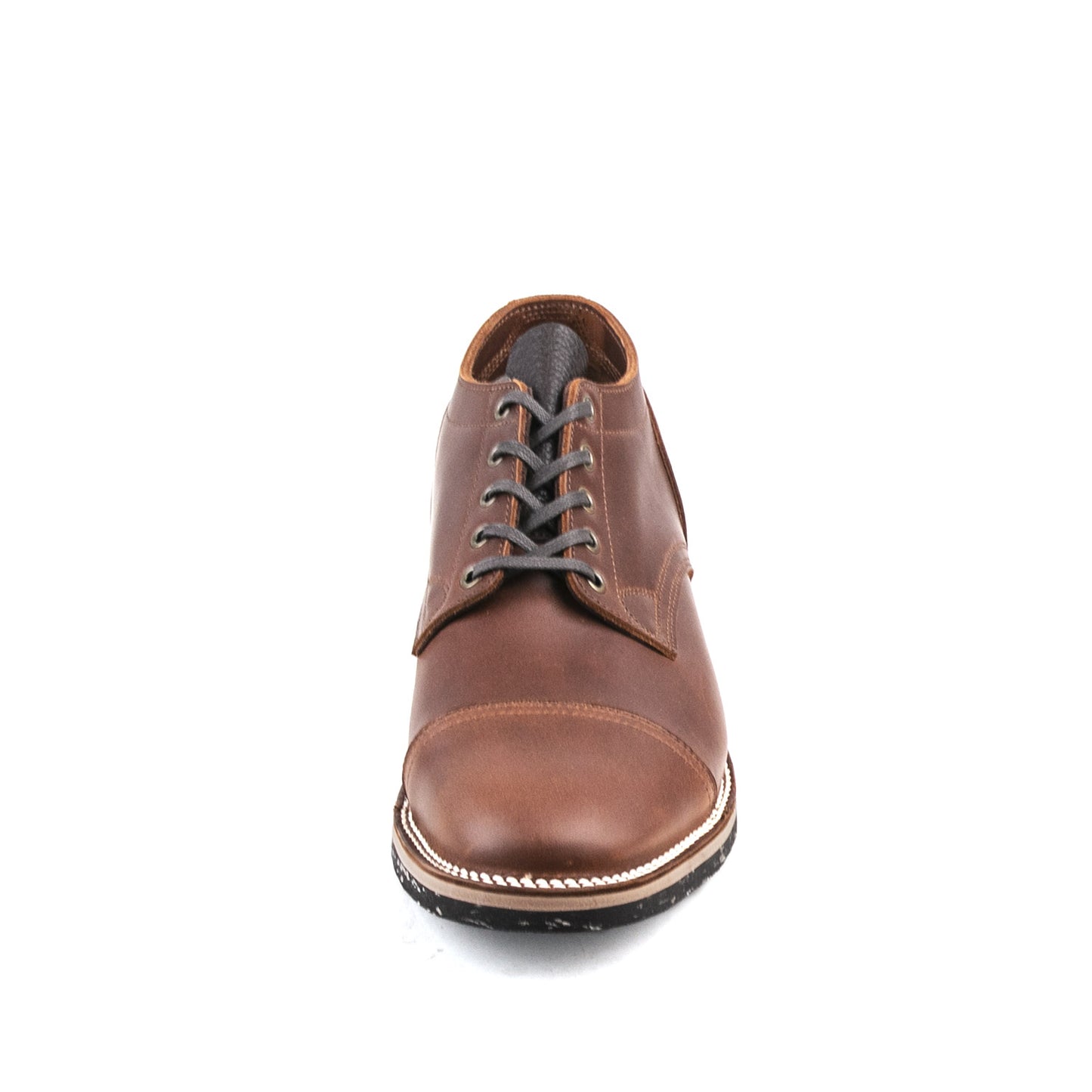CapToe Service Shoe - luosjiet®shoes - Brown Full Grain Cowhide