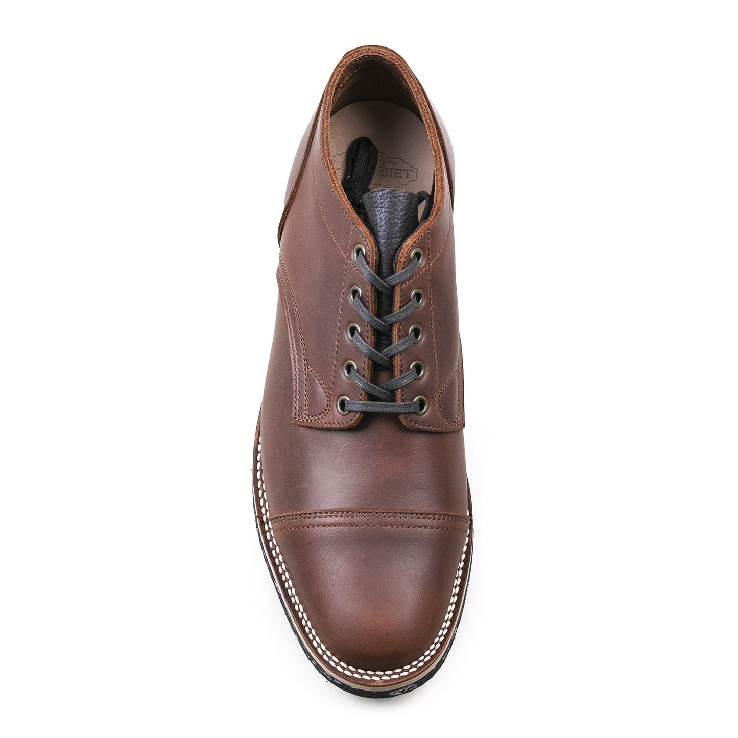 CapToe Service Shoe - luosjiet®shoes - Brown Full Grain Cowhide