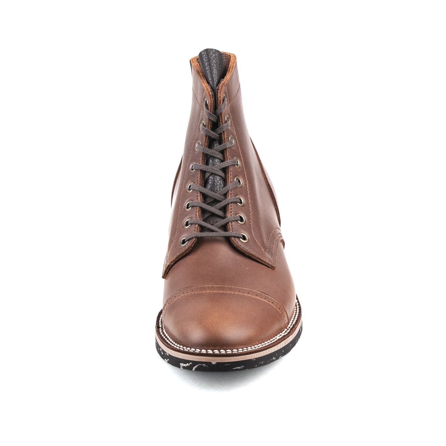 CapToe Service Boot(Brock) - luosjiet®boots - Brown Full Grain Cowhide