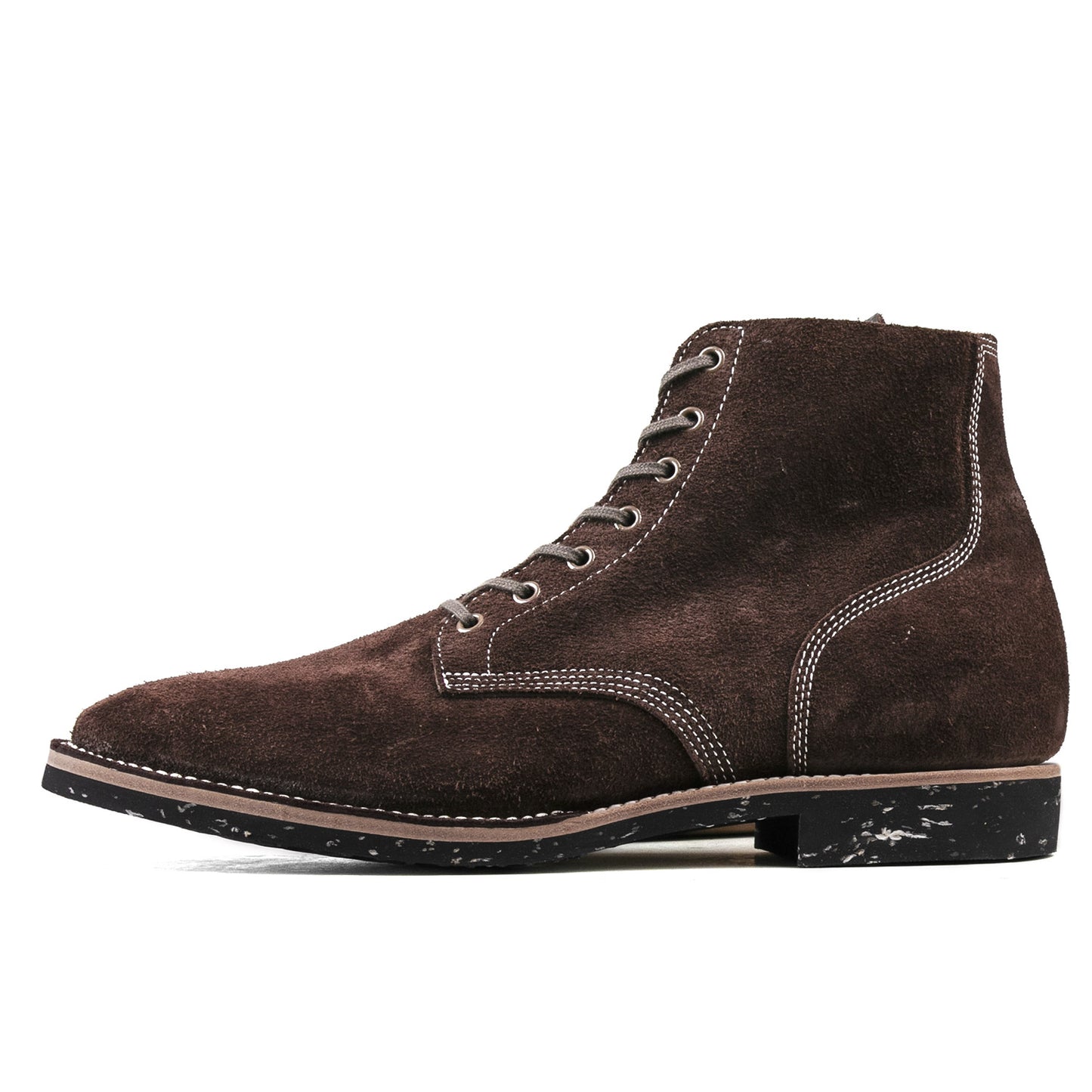 T.G.Escape Boondoker Boot - luosjiet®boots - Dark Brown Oiled  Cowhide Reverse(Short Hair)
