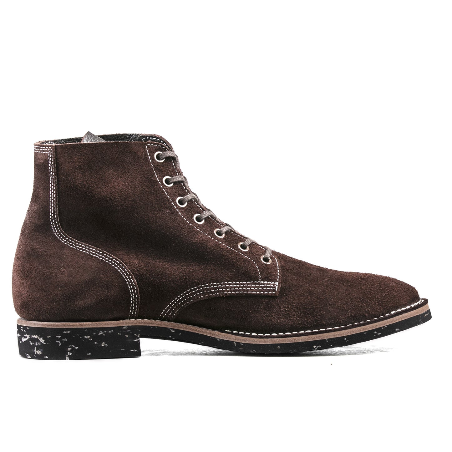 T.G.Escape Boondoker Boot - luosjiet®boots - Dark Brown Oiled  Cowhide Reverse(Short Hair)