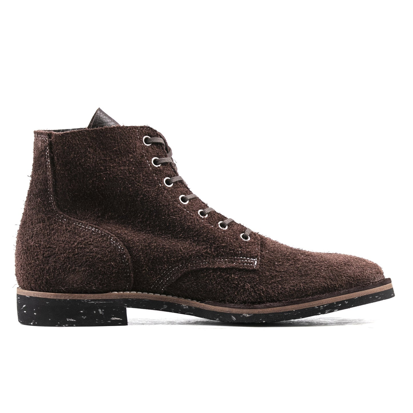 T.G.Escape Boondoker Boot - luosjiet®boots - Dark Brown Oiled  Cowhide Reverse(Long hair)