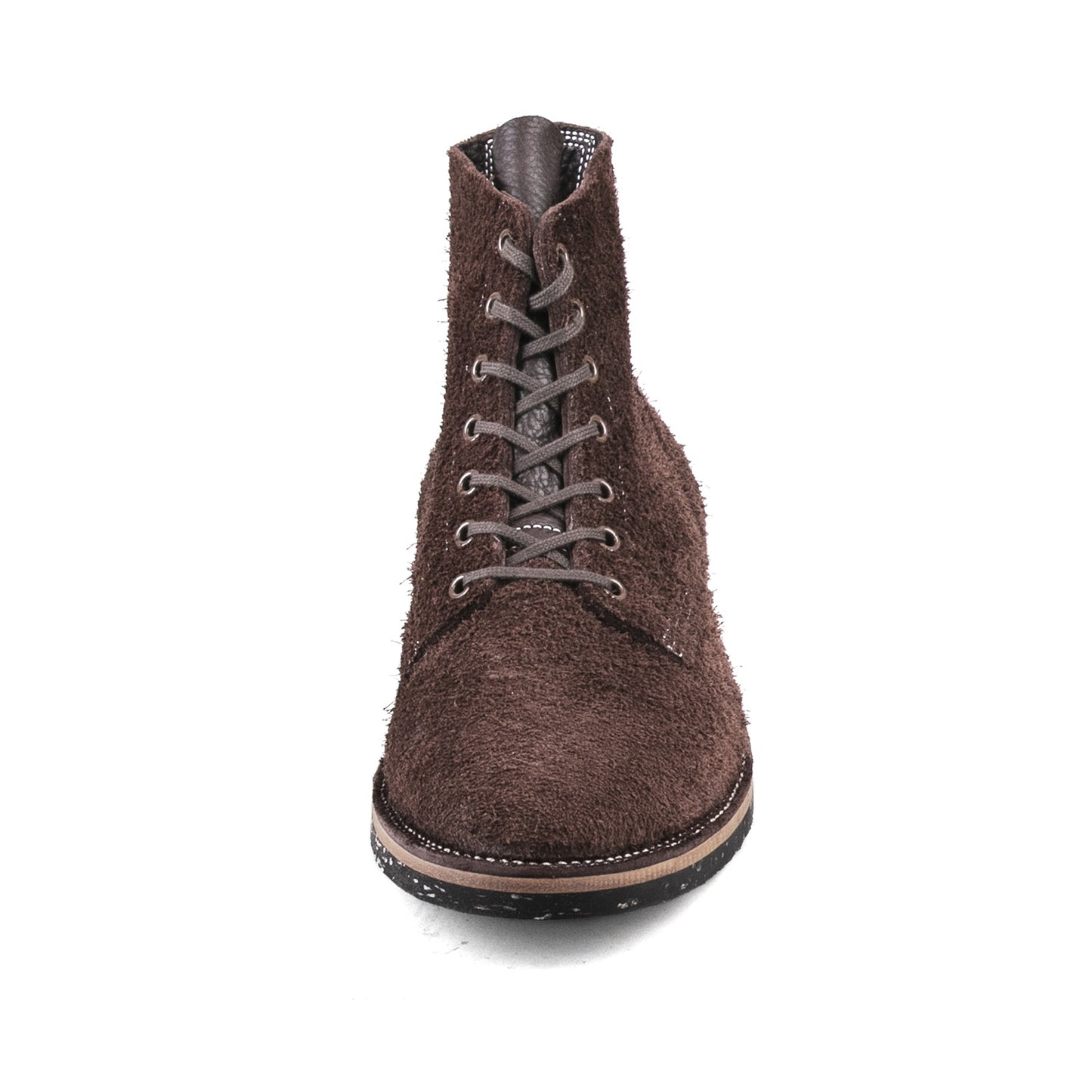T.G.Escape Boondoker Boot - luosjiet®boots - Dark Brown Oiled  Cowhide Reverse(Long hair)