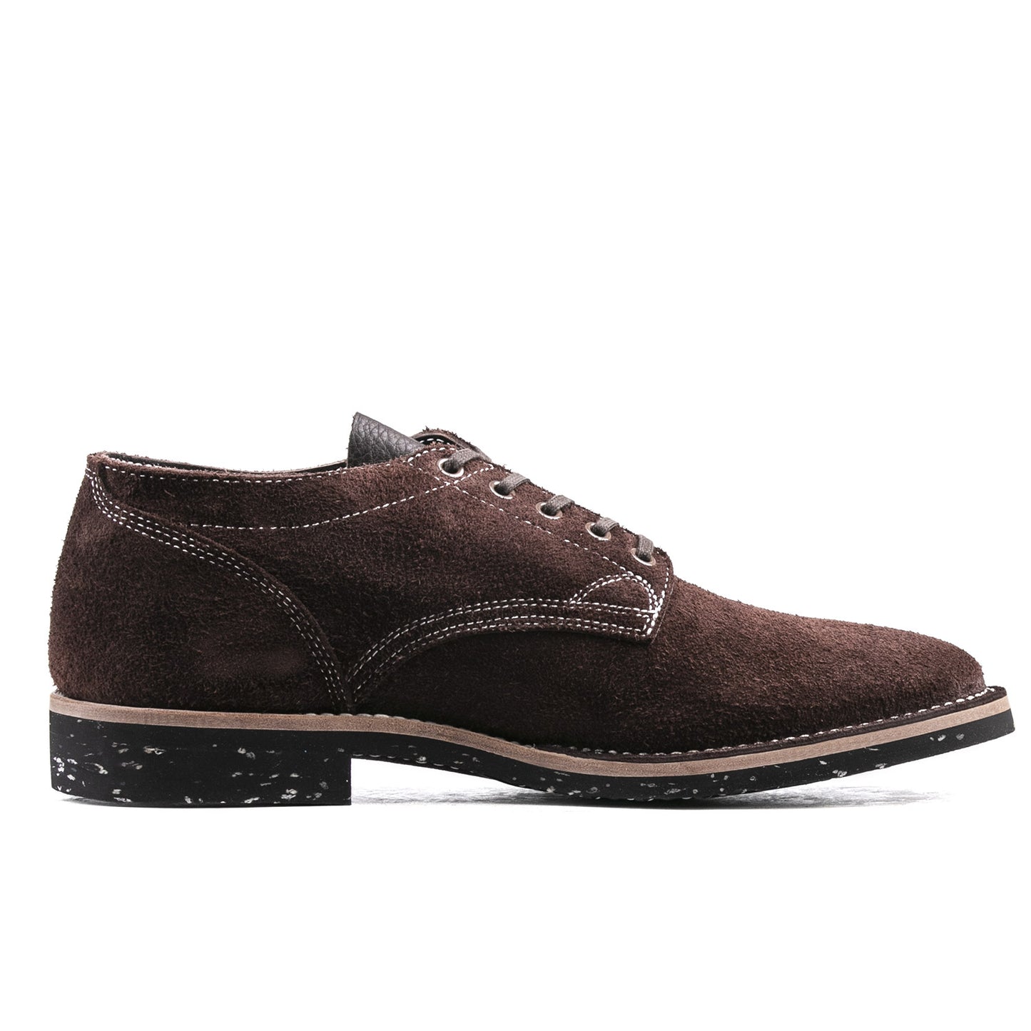T.G.Escape Boondoker Shoes - luosjiet®boots - Dark Brown Oiled  Cowhide Reverse(Short Hair)
