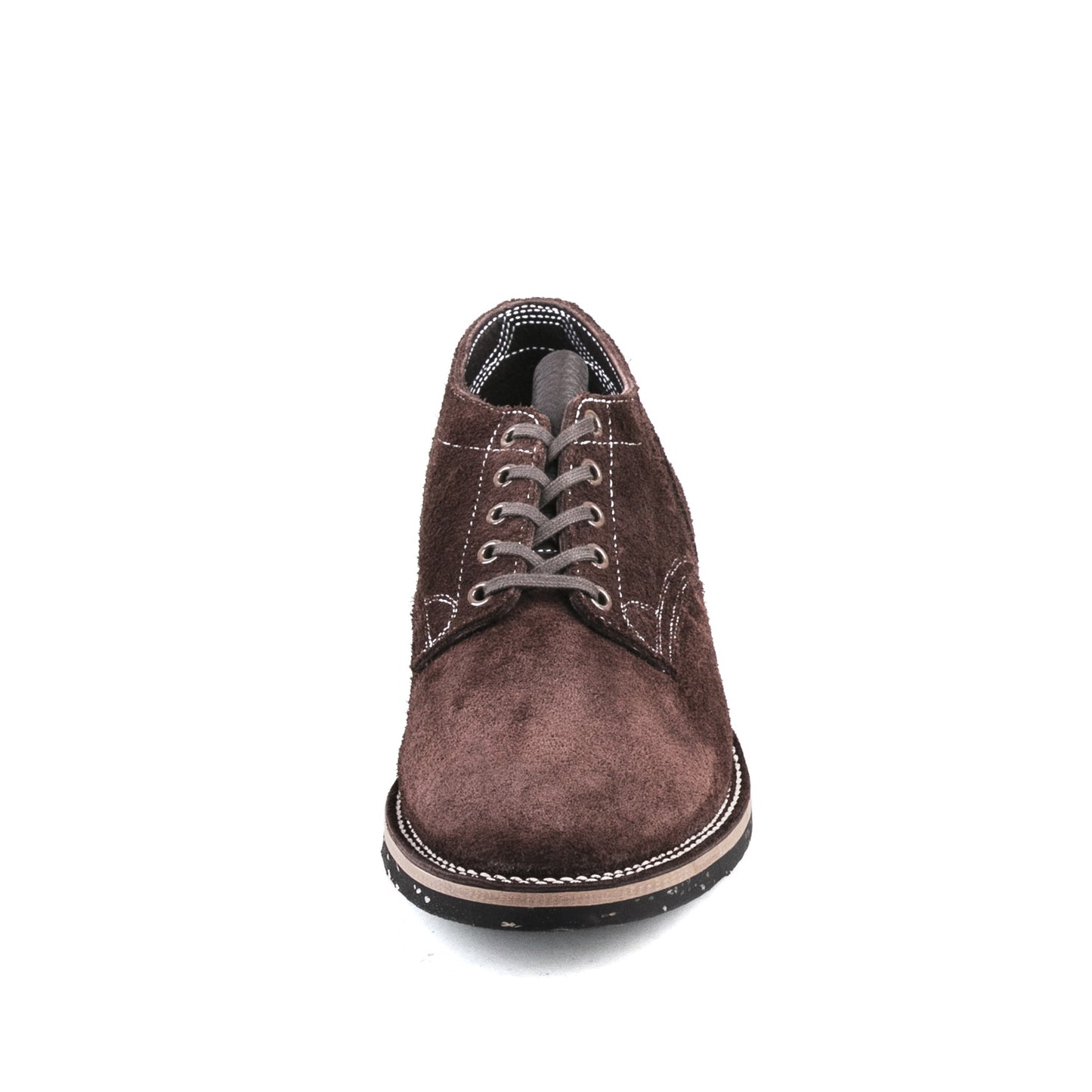 T.G.Escape Boondoker Shoes - luosjiet®boots - Dark Brown Oiled  Cowhide Reverse(Short Hair)