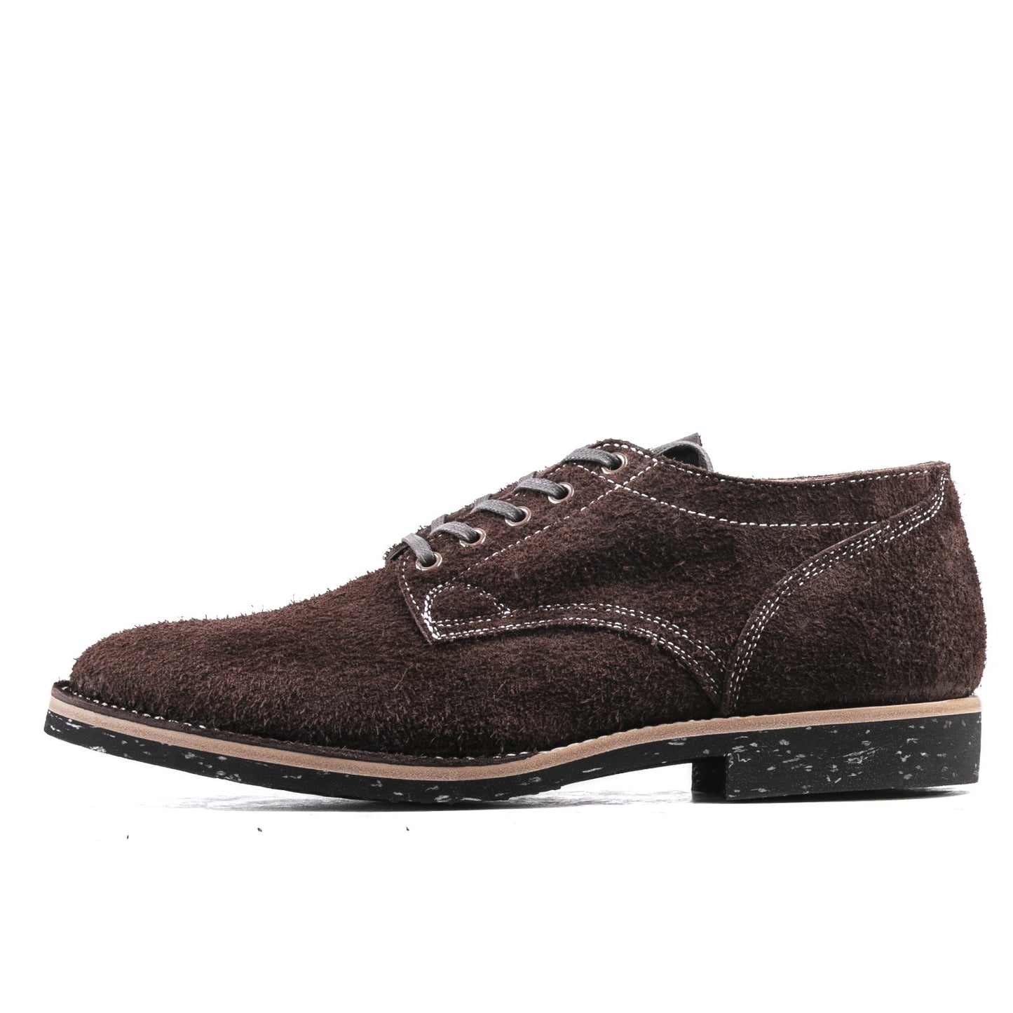 T.G.Escape Boondoker Shoes - luosjiet®boots - Dark Brown Oiled  Cowhide Reverse(Long Hair)