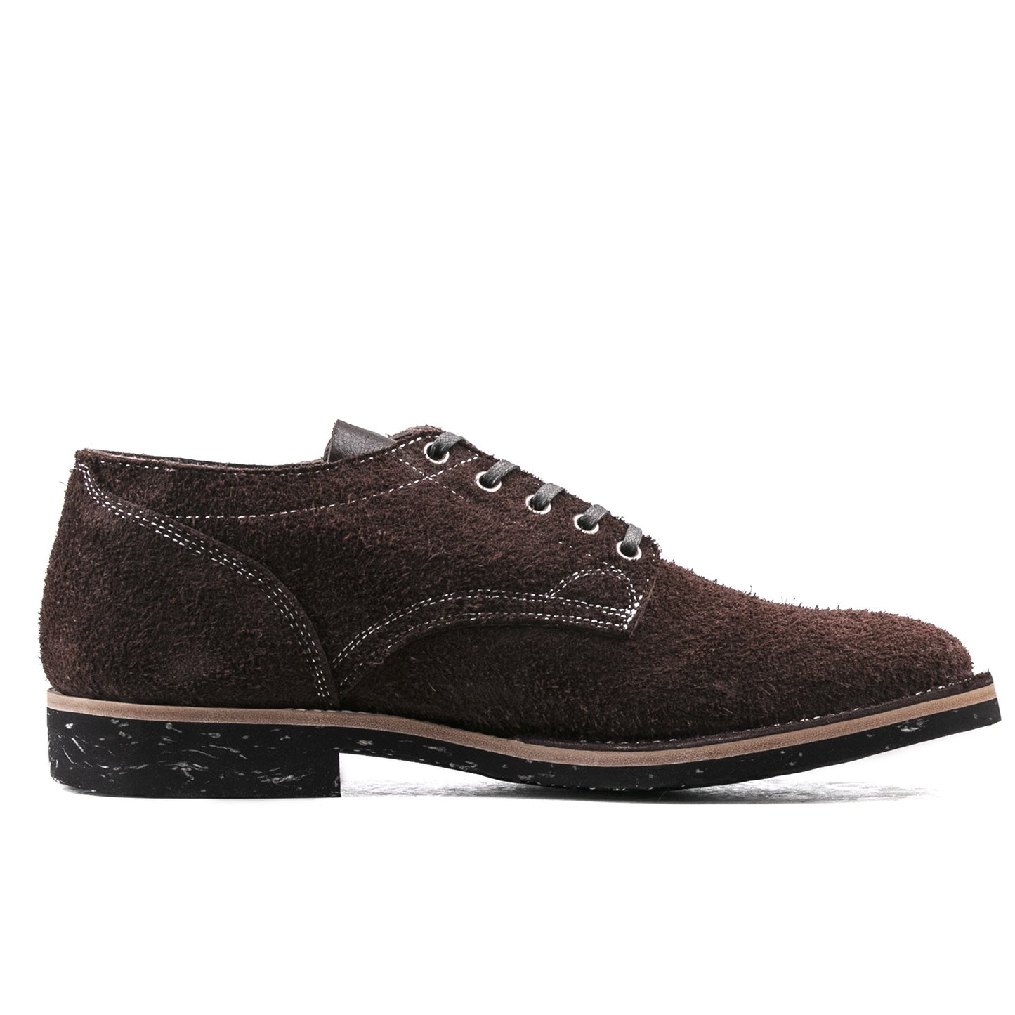 T.G.Escape Boondoker Shoes - luosjiet®boots - Dark Brown Oiled  Cowhide Reverse(Long Hair)