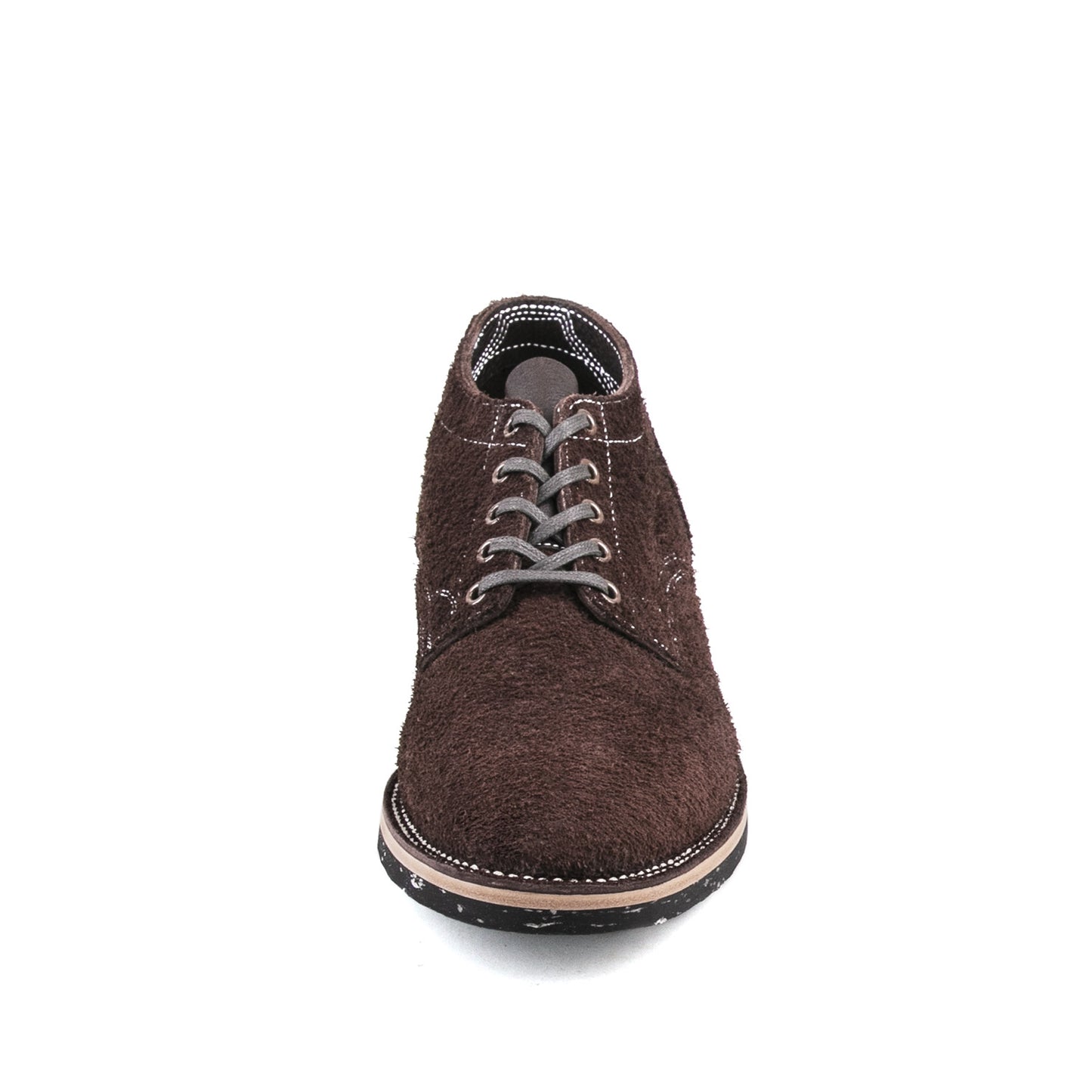 T.G.Escape Boondoker Shoes - luosjiet®boots - Dark Brown Oiled  Cowhide Reverse(Long Hair)